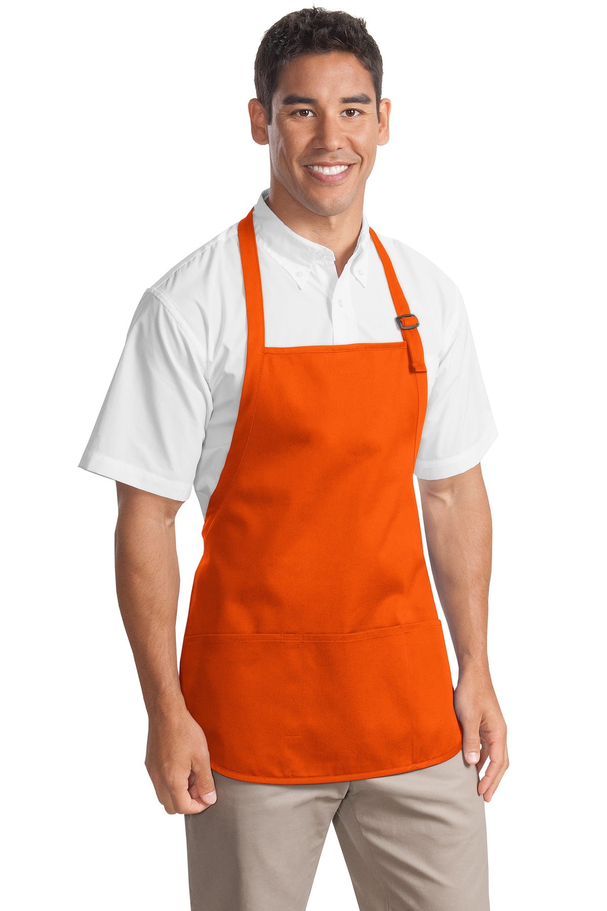 Port Authority ® Medium-Length Apron with Pouch Pockets. A510 - Port Authority A510