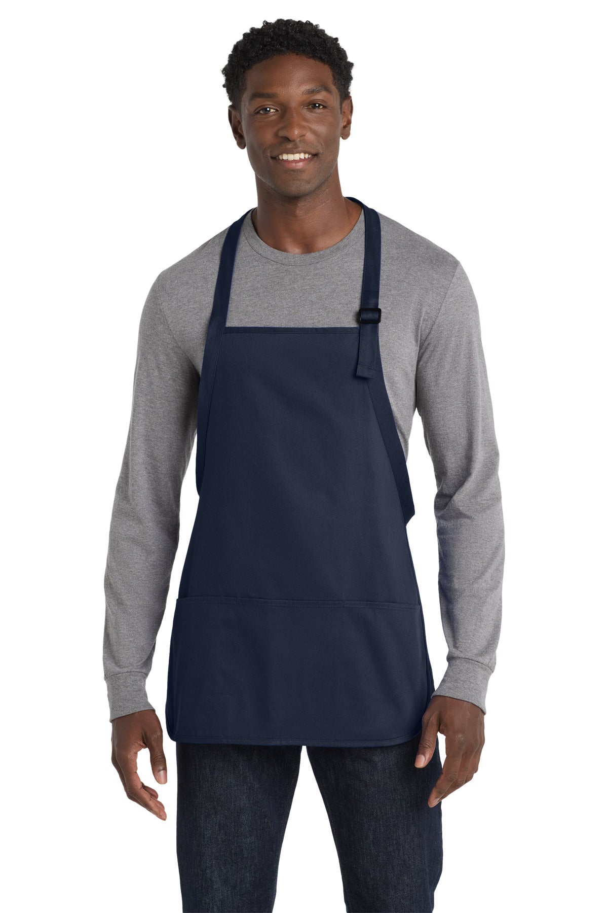 Port Authority A510 Medium-Length Apron with Pouch Pockets