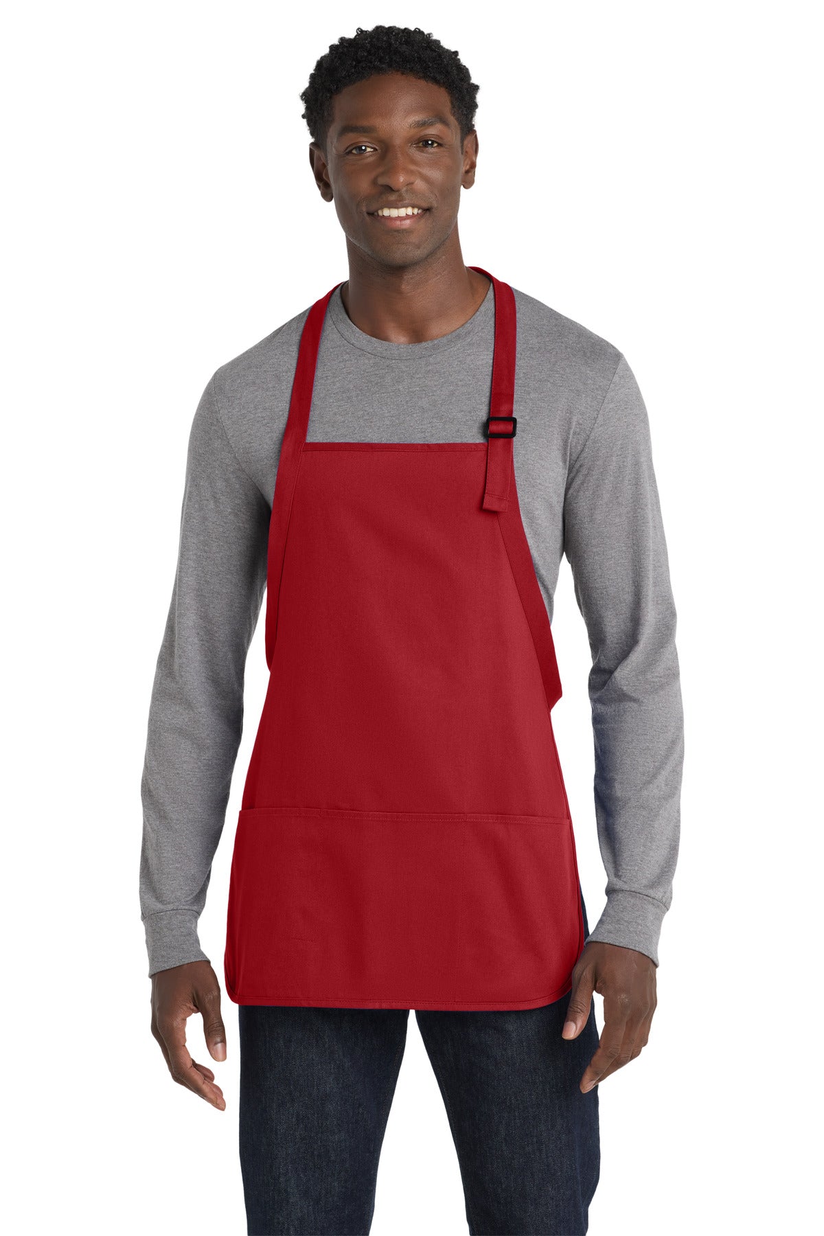 Port Authority A510 Medium-Length Apron with Pouch Pockets