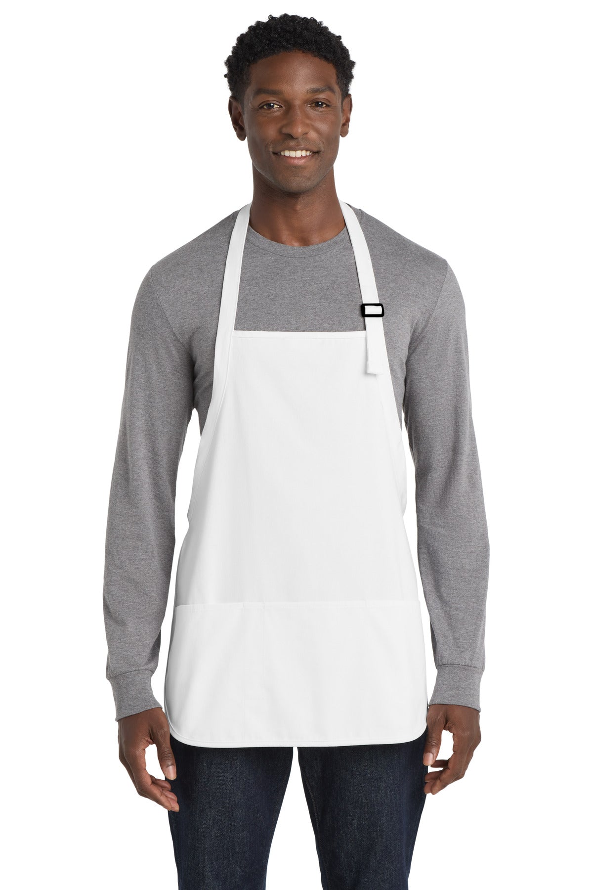 Port Authority A510 Medium-Length Apron with Pouch Pockets