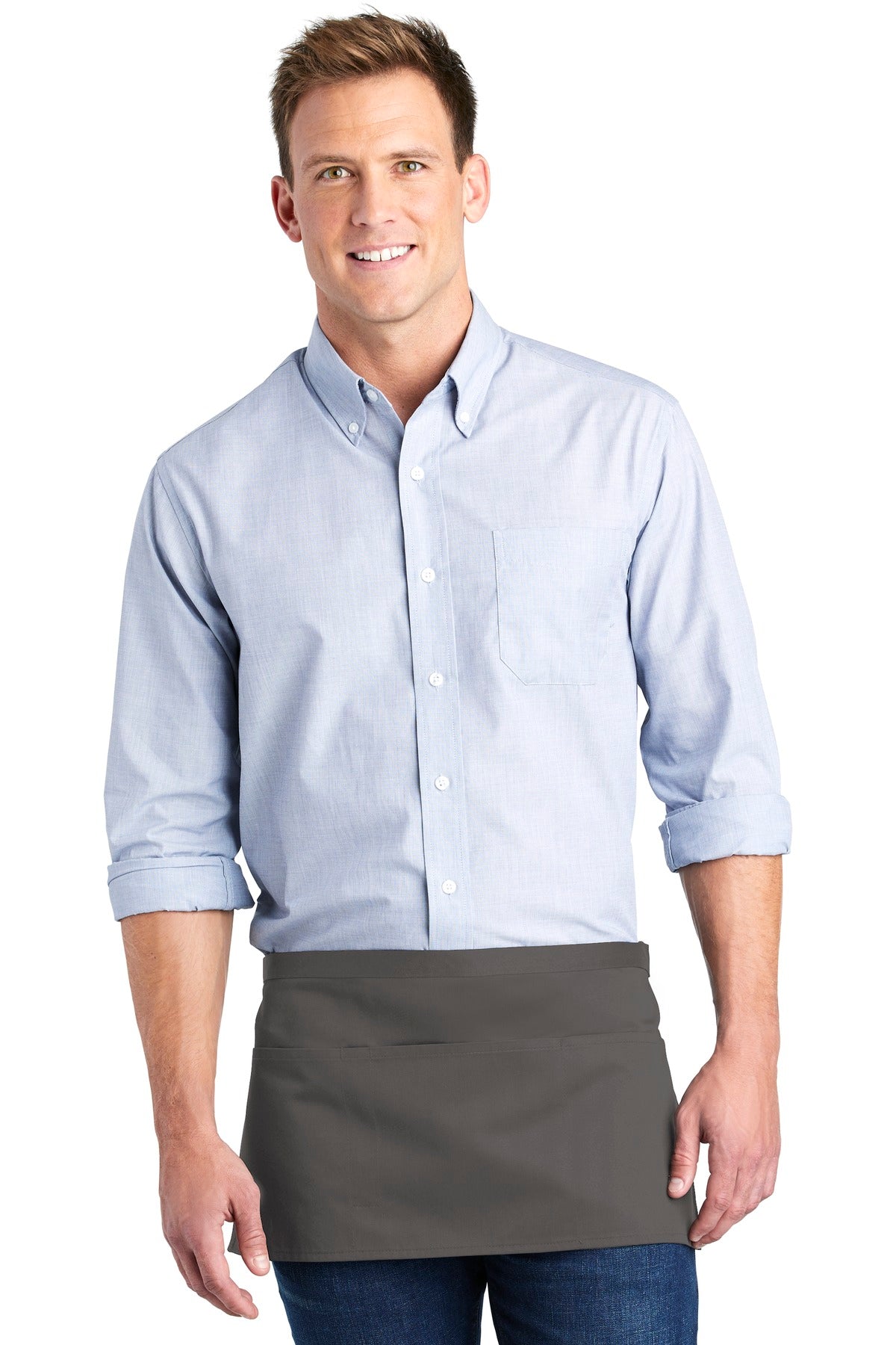 Port Authority ® Three-Pocket Waist Apron. A602 - Port Authority A602