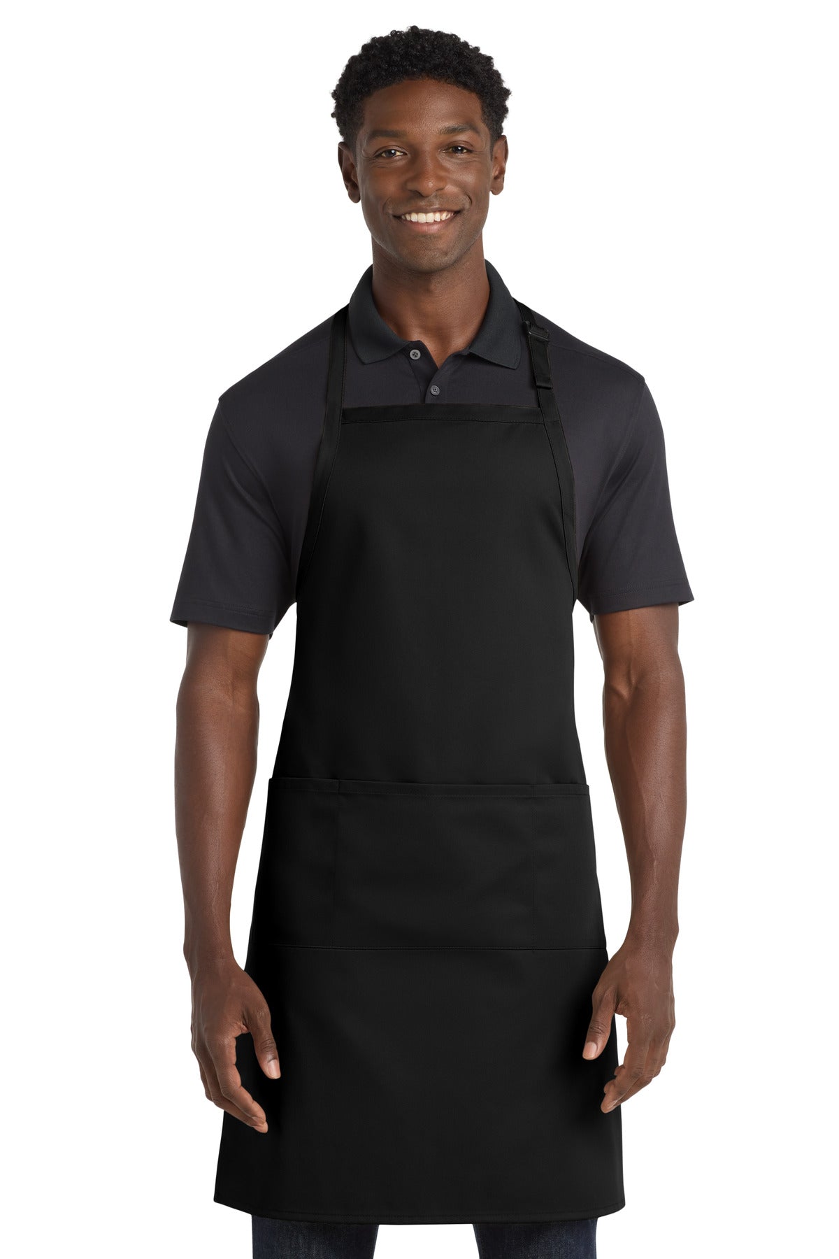 Port Authority A700 Extra Long Bib Apron Wholesale Apron