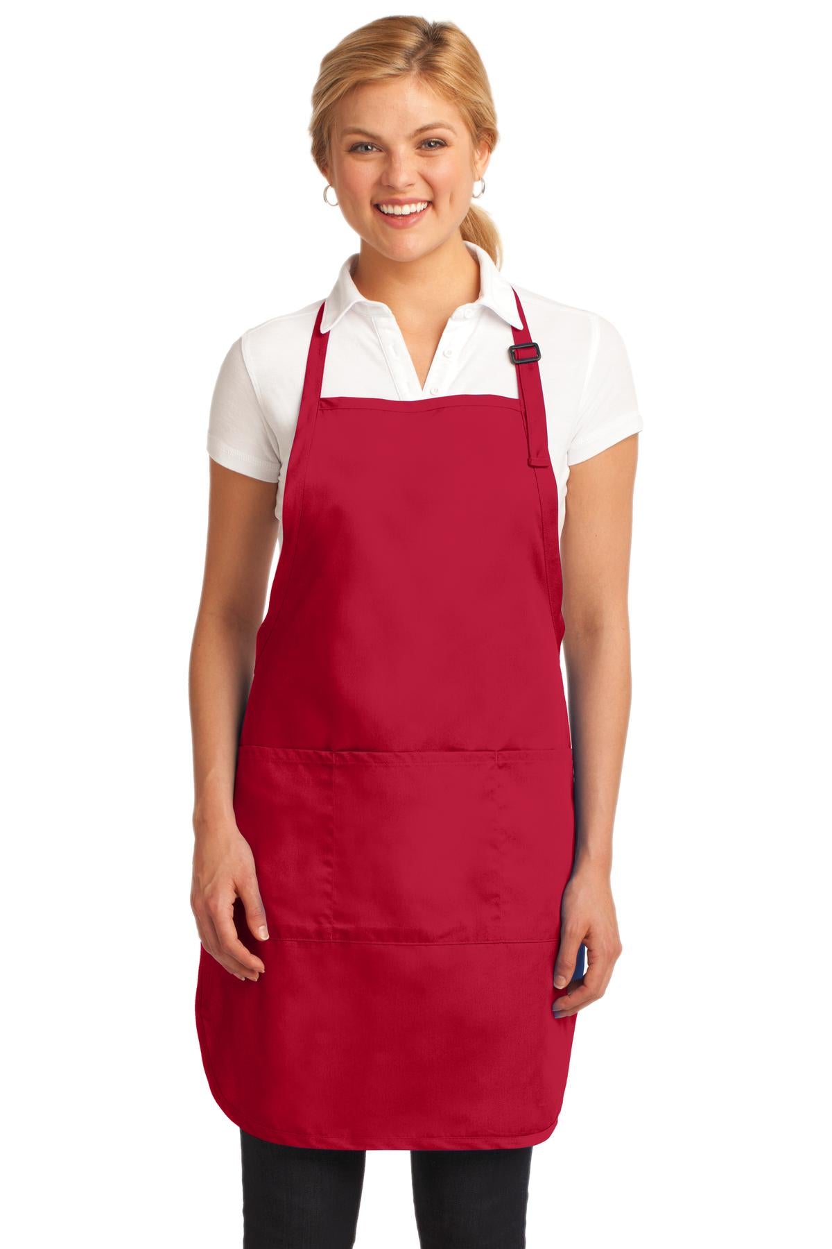 Port Authority ® Easy Care Full-Length Apron with Stain Release. A703 - Port Authority A703