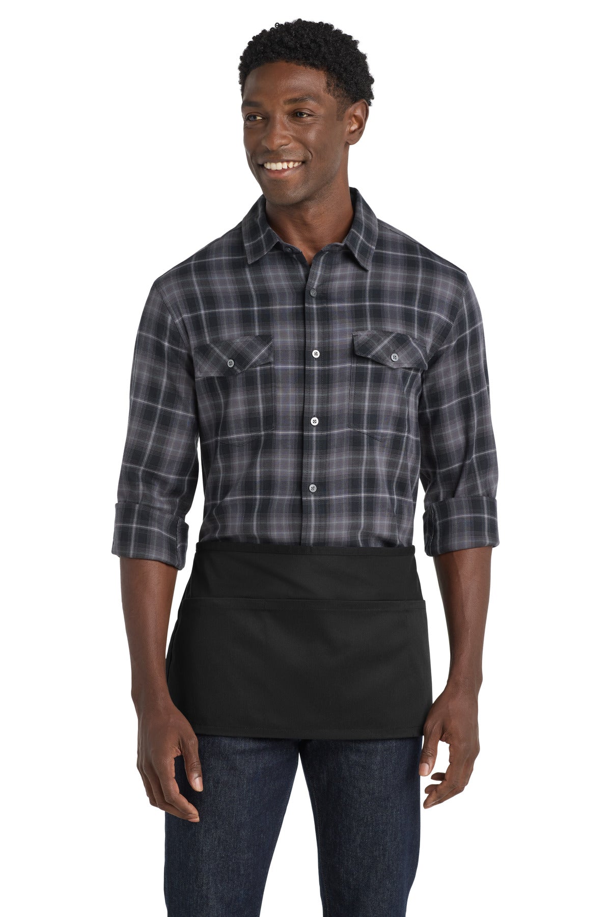 Port Authority ® Easy Care Reversible Waist Apron with Stain Release. A707 - Port Authority A707