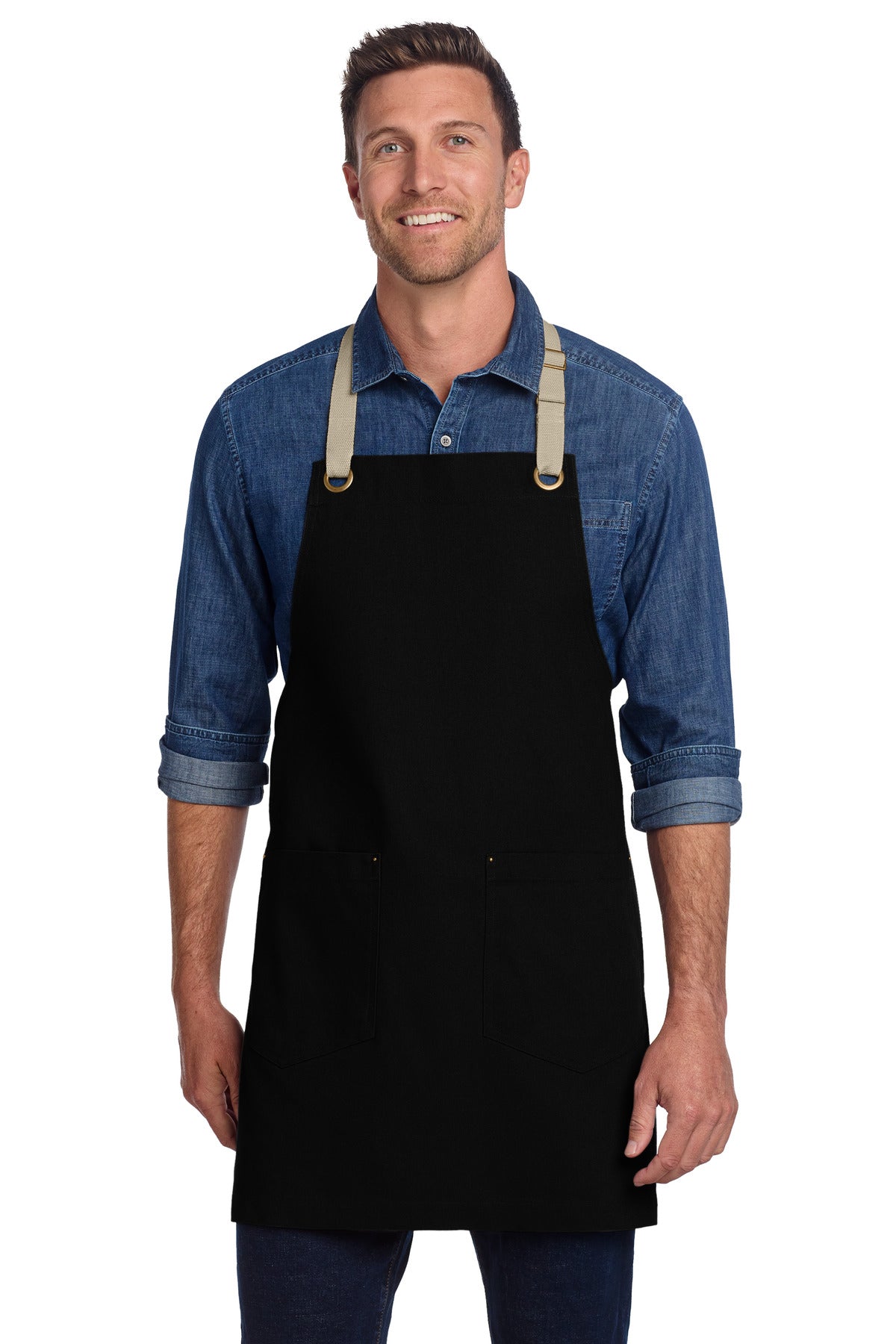 Port Authority ® Canvas Full-Length Two-Pocket Apron A815 - Port Authority A815