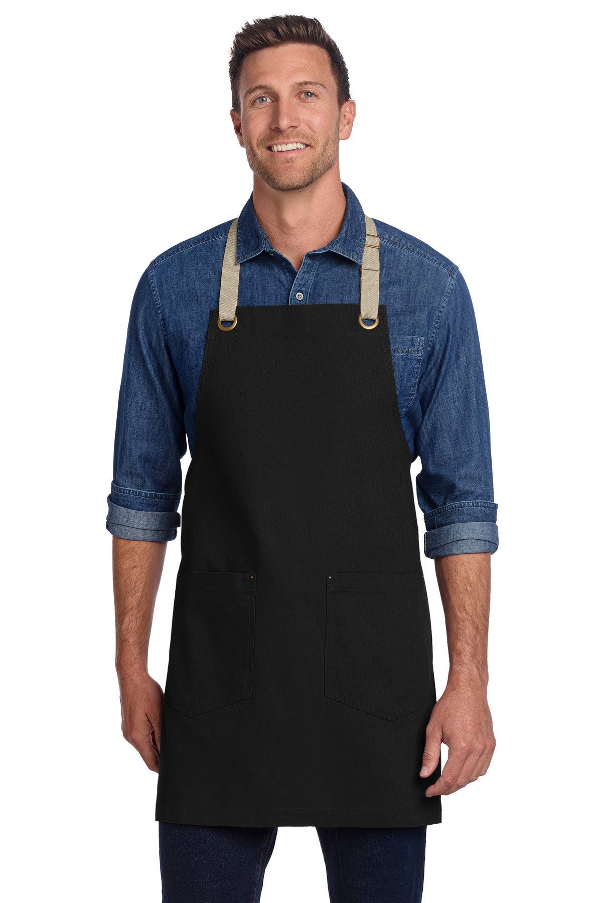 Port Authority ® Canvas Full-Length Two-Pocket Apron A815 - Port Authority A815