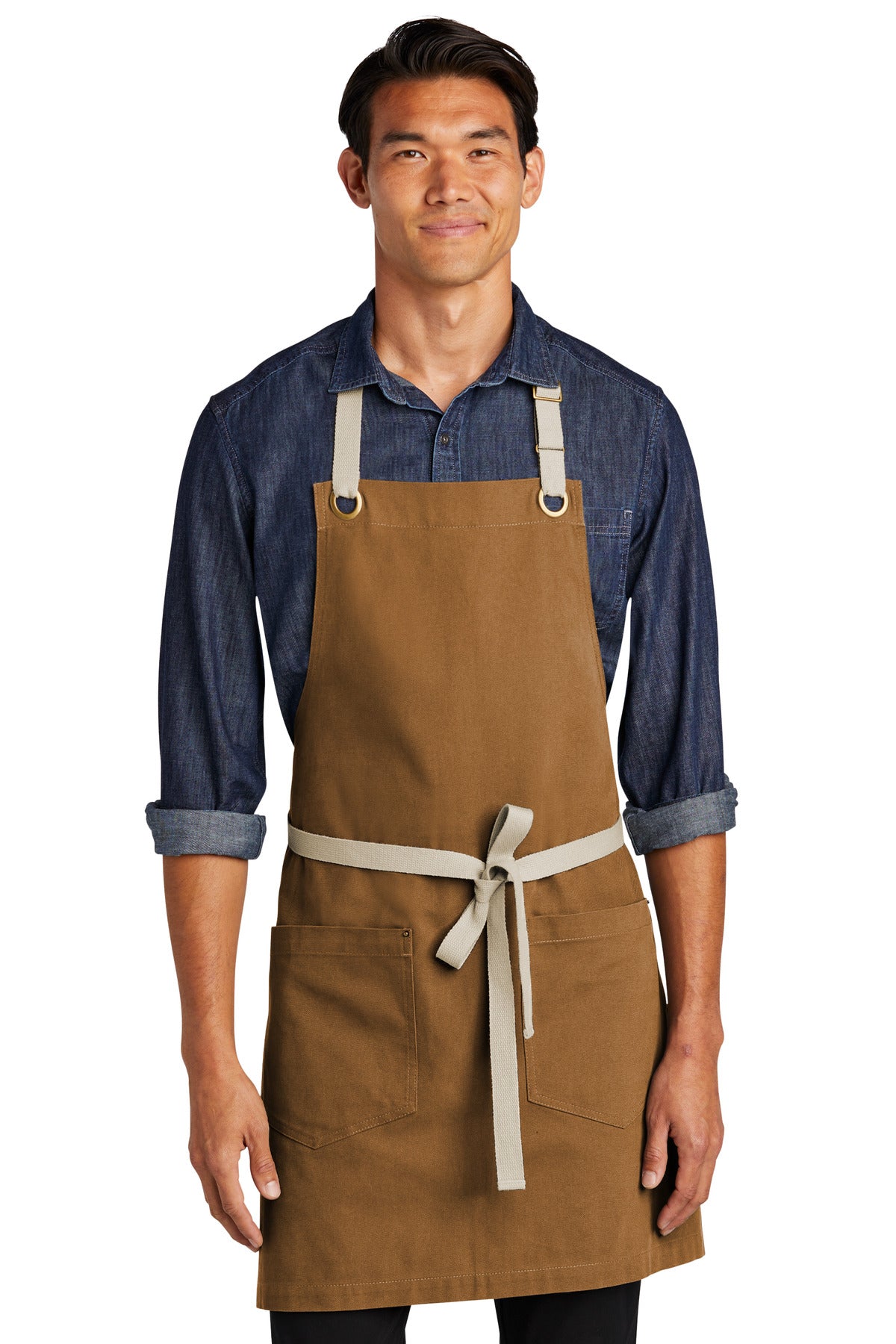 Port Authority ® Canvas Full-Length Two-Pocket Apron A815 - Port Authority A815