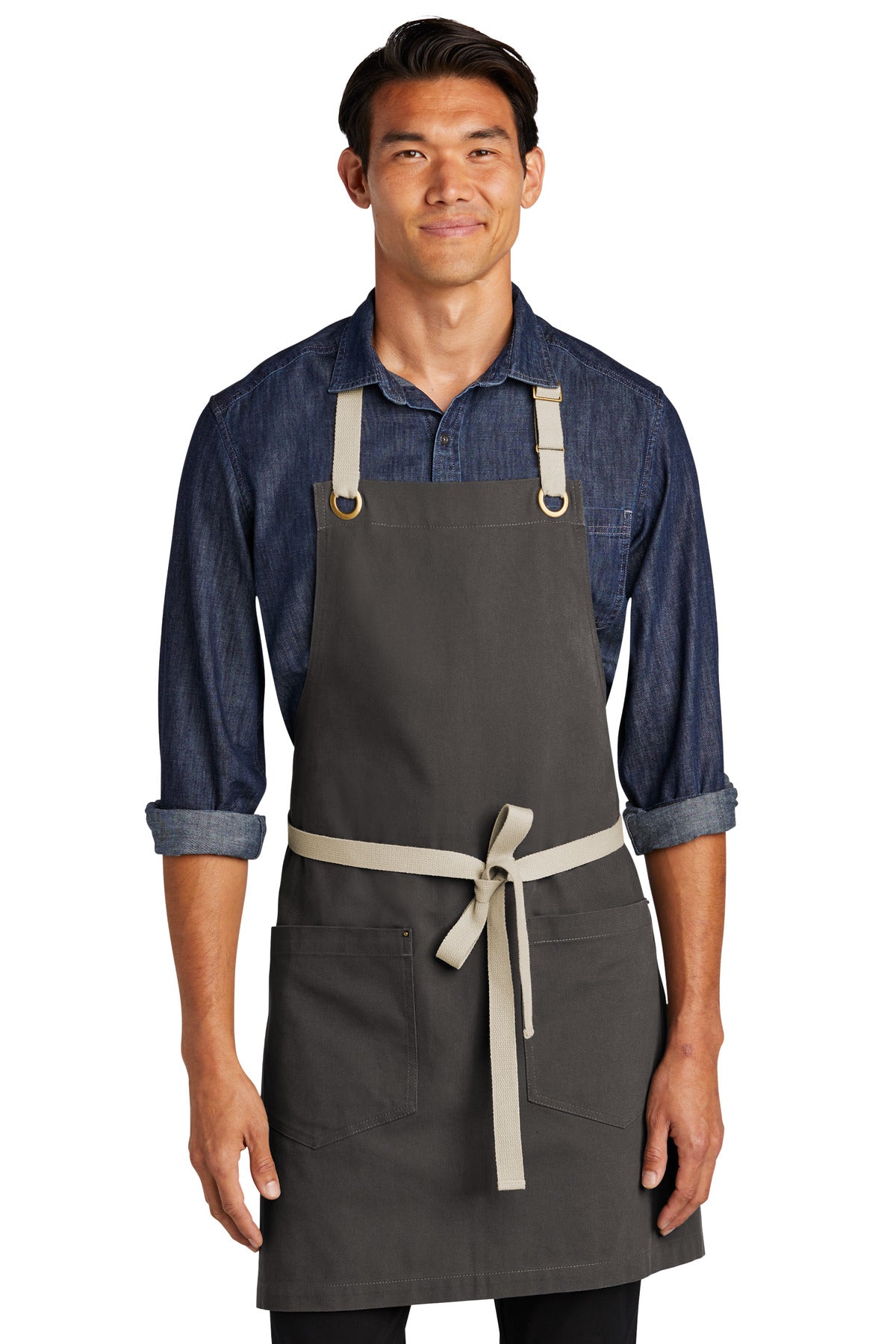 Port Authority A815 Canvas Full-Length Two-Pocket Apron Wholesale