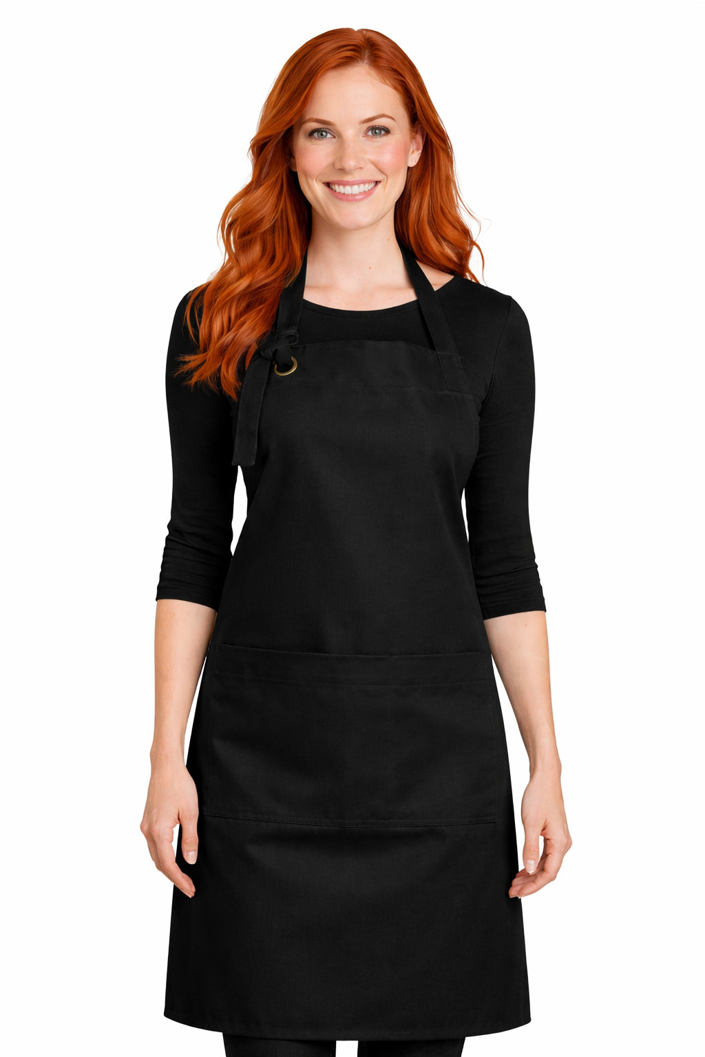 Full Length Apron with Pockets Blank Wholesale Workwear Apron