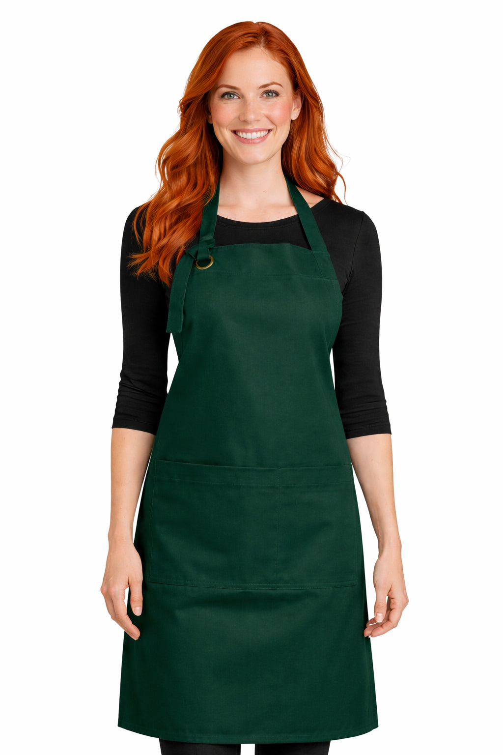 Full Length Apron with Pockets Blank Wholesale Workwear Apron