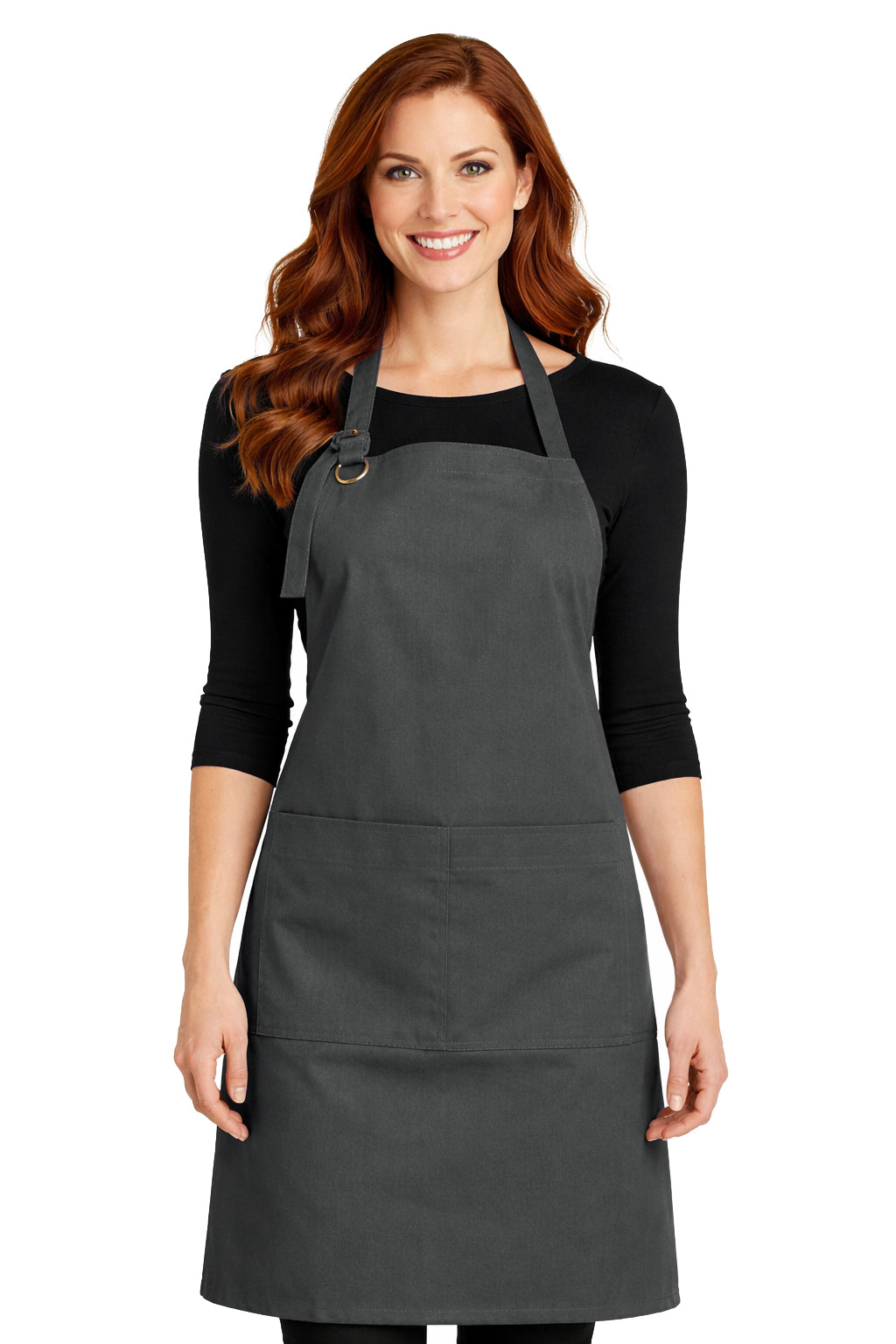 Full Length Apron with Pockets Blank Wholesale Workwear Apron