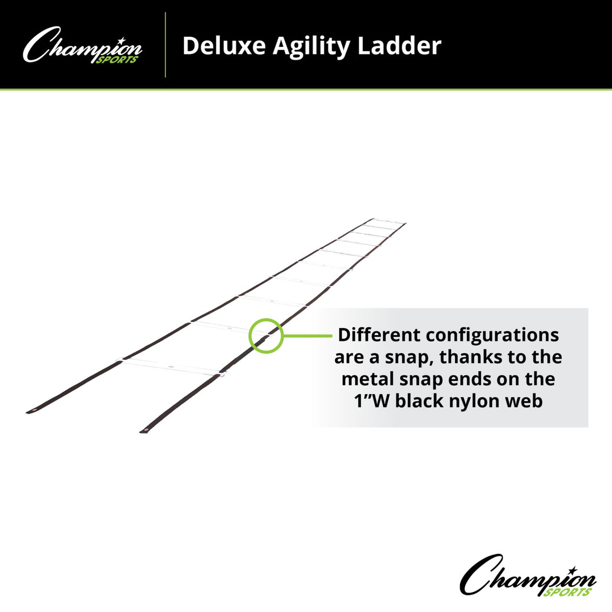 Champion Sports DELUXE AGILITY LADDER