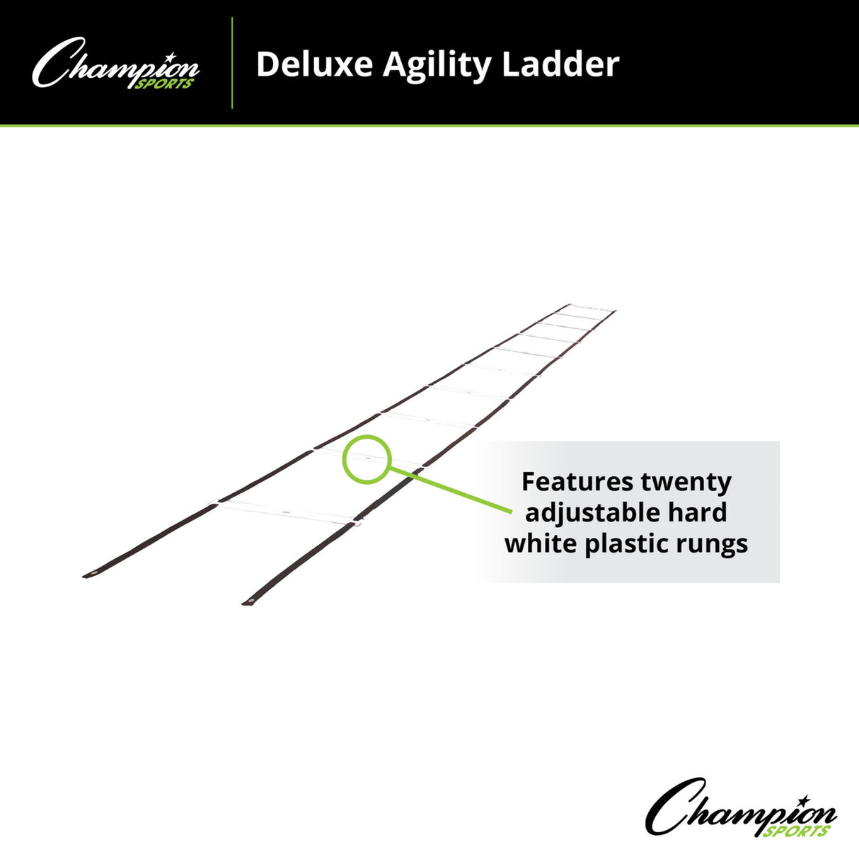 Champion Sports DELUXE AGILITY LADDER