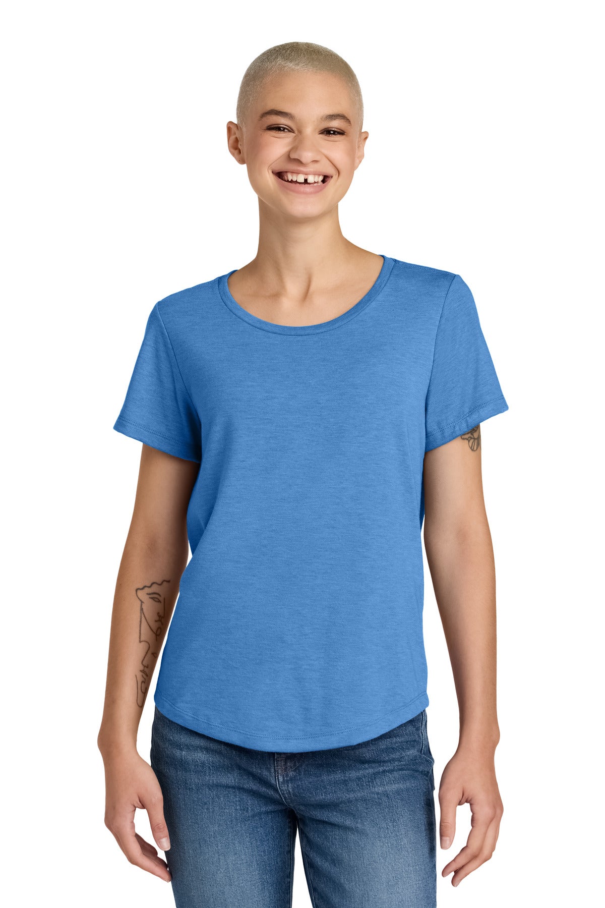 Allmade ® Women's Relaxed Tri-Blend Scoop Neck Tee AL2015 - AllMade AL2015