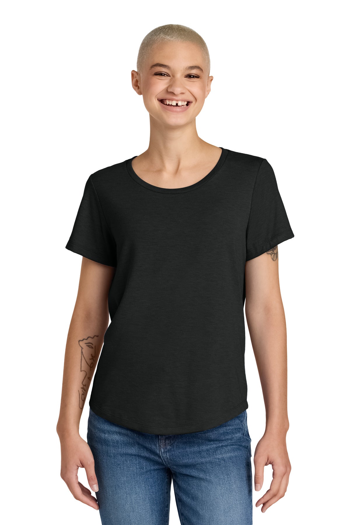 Allmade ® Women's Relaxed Tri-Blend Scoop Neck Tee AL2015 - AllMade AL2015
