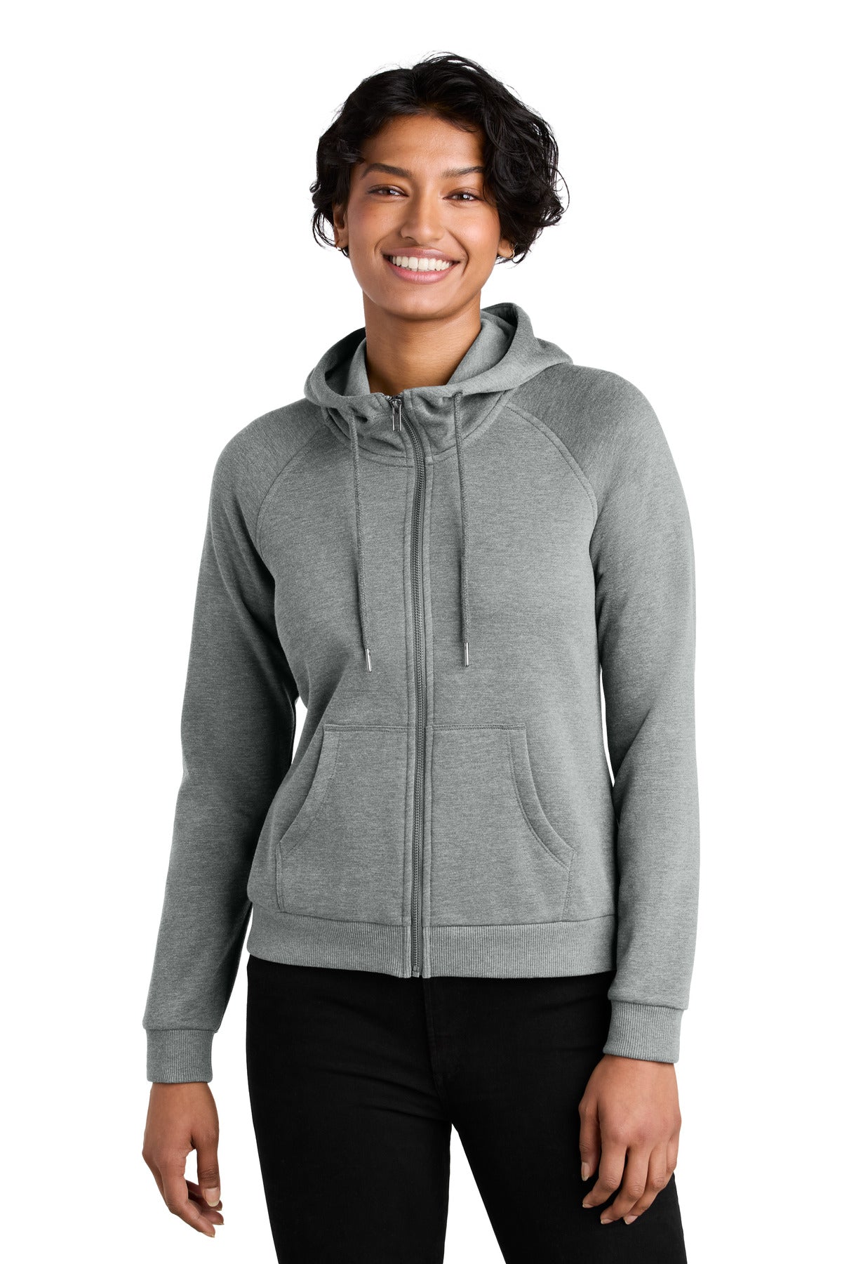 Allmade ® Women's Organic CVC Fleece Full-Zip Hoodie AL5003 - AllMade AL5003