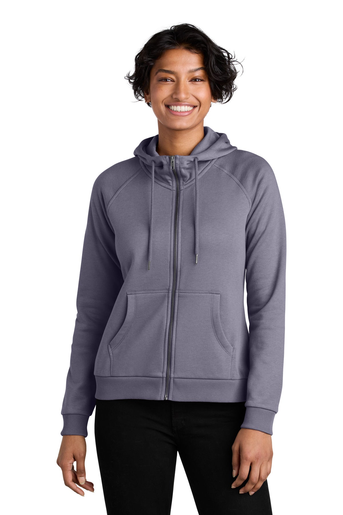 Allmade ® Women's Organic CVC Fleece Full-Zip Hoodie AL5003 - AllMade AL5003