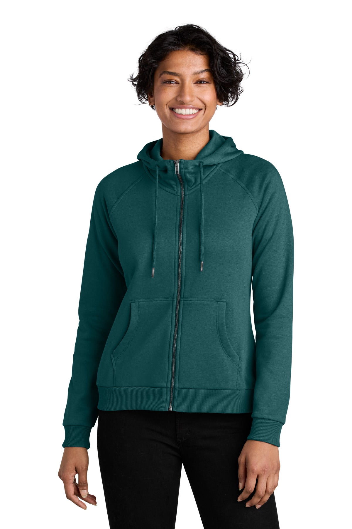 Allmade ® Women's Organic CVC Fleece Full-Zip Hoodie AL5003 - AllMade AL5003