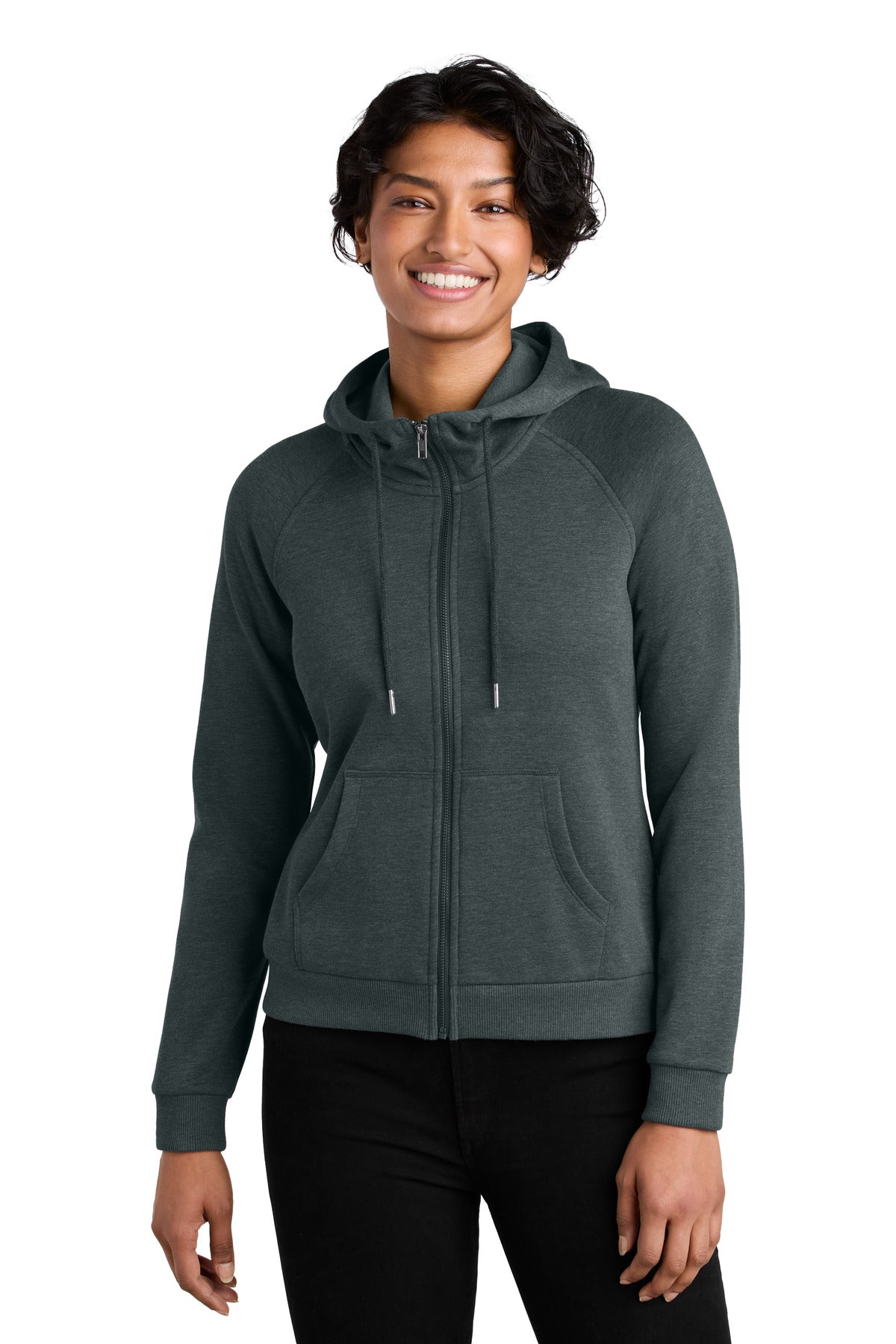 Allmade ® Women's Organic CVC Fleece Full-Zip Hoodie AL5003 - AllMade AL5003