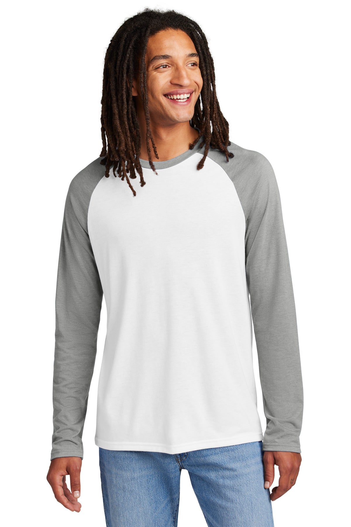Allmade ® Unisex Tri-Blend Long Sleeve Colorblock Raglan AL6009 - AllMade AL6009