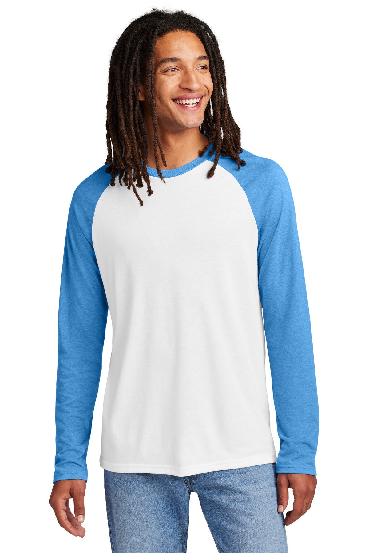 Allmade ® Unisex Tri-Blend Long Sleeve Colorblock Raglan AL6009 - AllMade AL6009