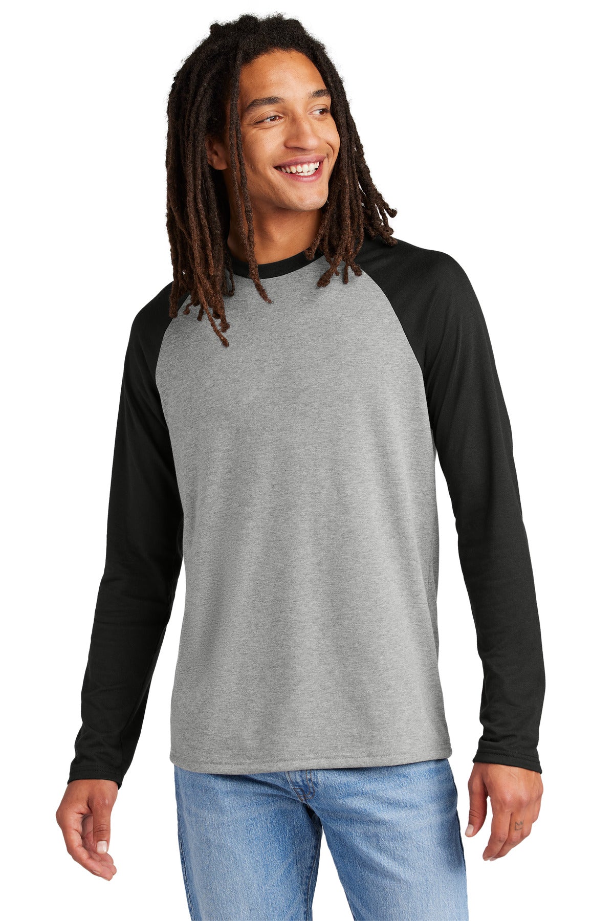 Allmade ® Unisex Tri-Blend Long Sleeve Colorblock Raglan AL6009 - AllMade AL6009