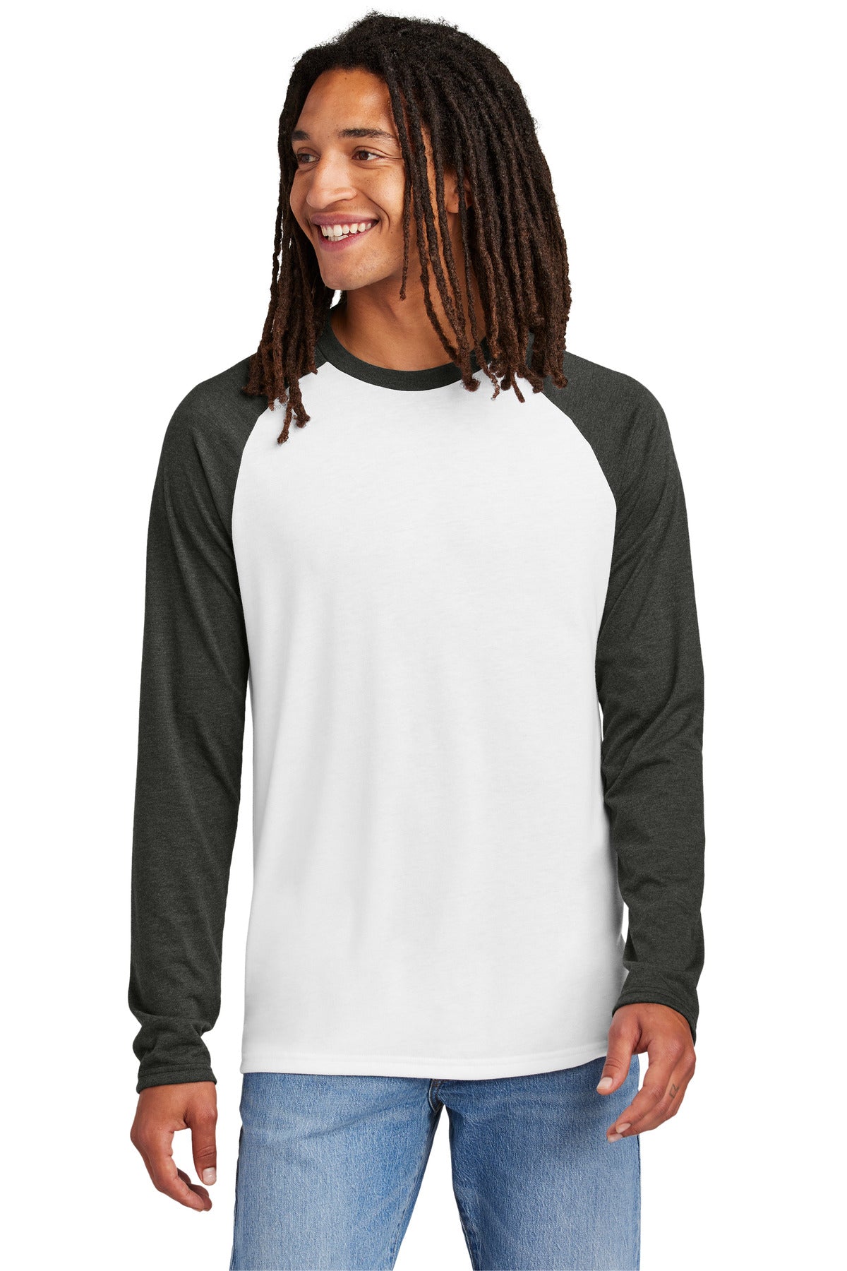 Allmade ® Unisex Tri-Blend Long Sleeve Colorblock Raglan AL6009 - AllMade AL6009