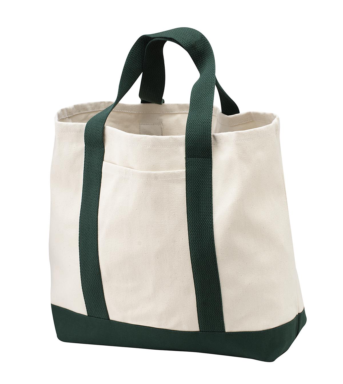 Port Authority ® - Ideal Twill Two-Tone Shopping Tote. B400 - Port Authority B400