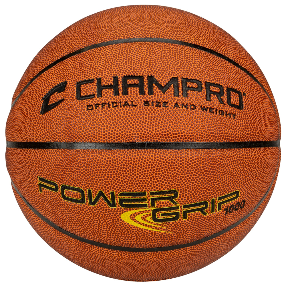 Champro PowerGrip 1000 Premium Sponge Indoor/Outdoor Basketball | Champro BB6 Champro ORANGE JUNIOR - 27.5