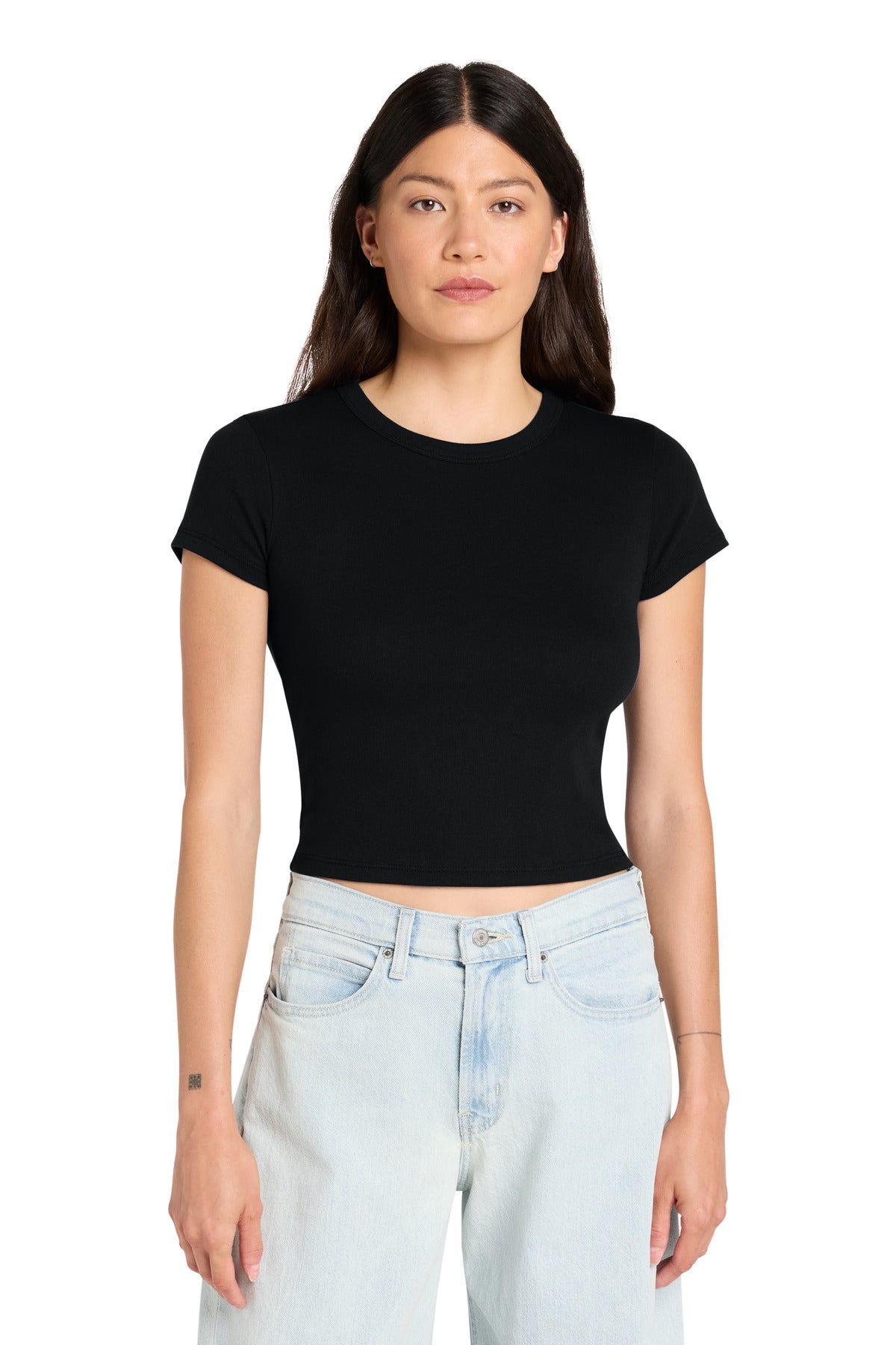 Joe's USA Premium Women's Micro Rib Baby Tee