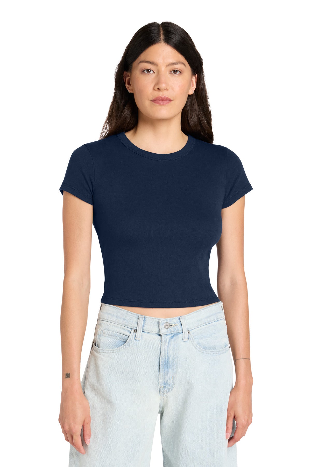 Joe's USA Premium Women's Micro Rib Baby Tee