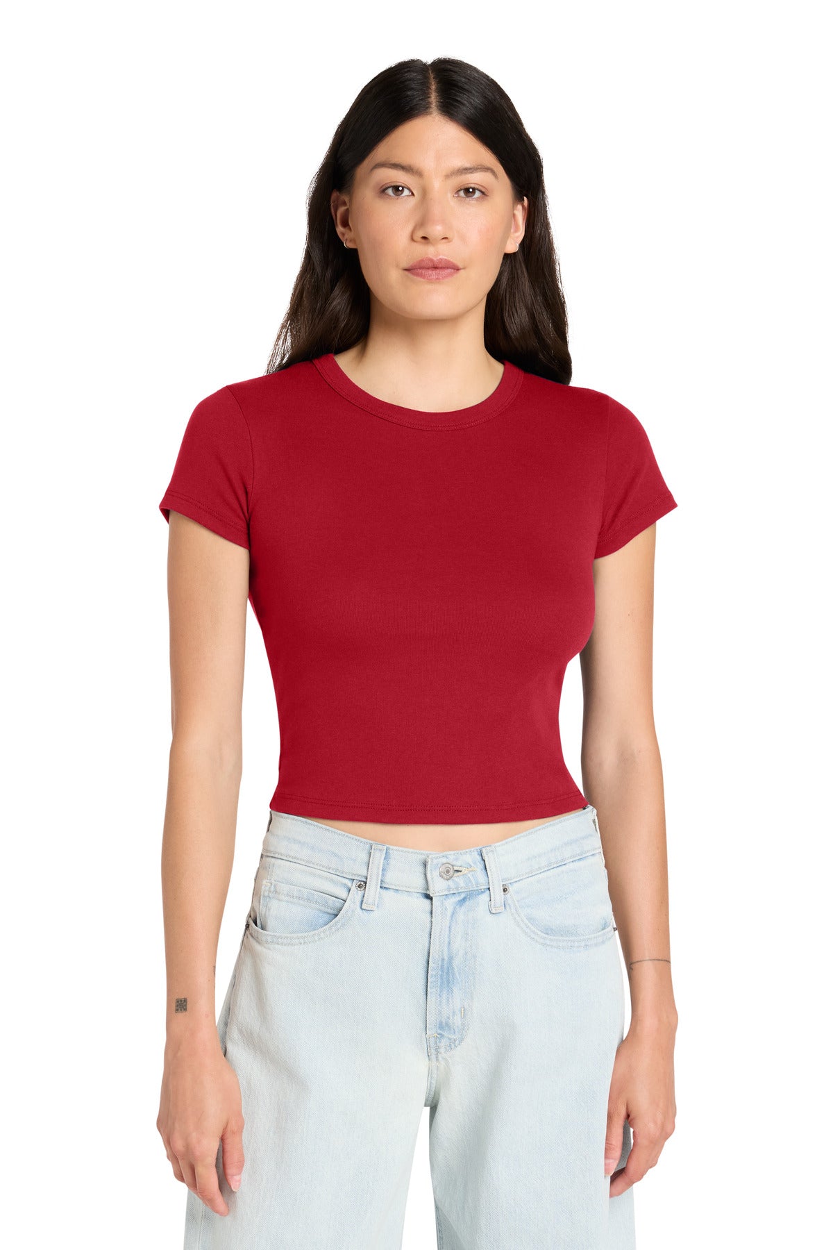Joe's USA Premium Women's Micro Rib Baby Tee