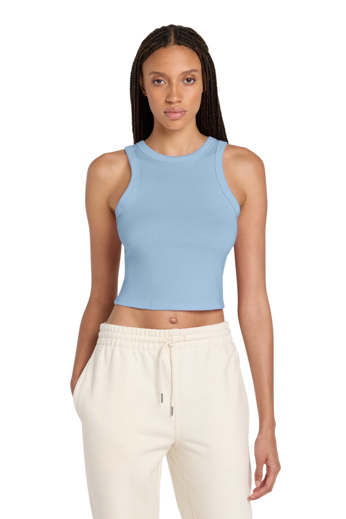 Joe's USA Premium Women's Micro Rib Racer Tank