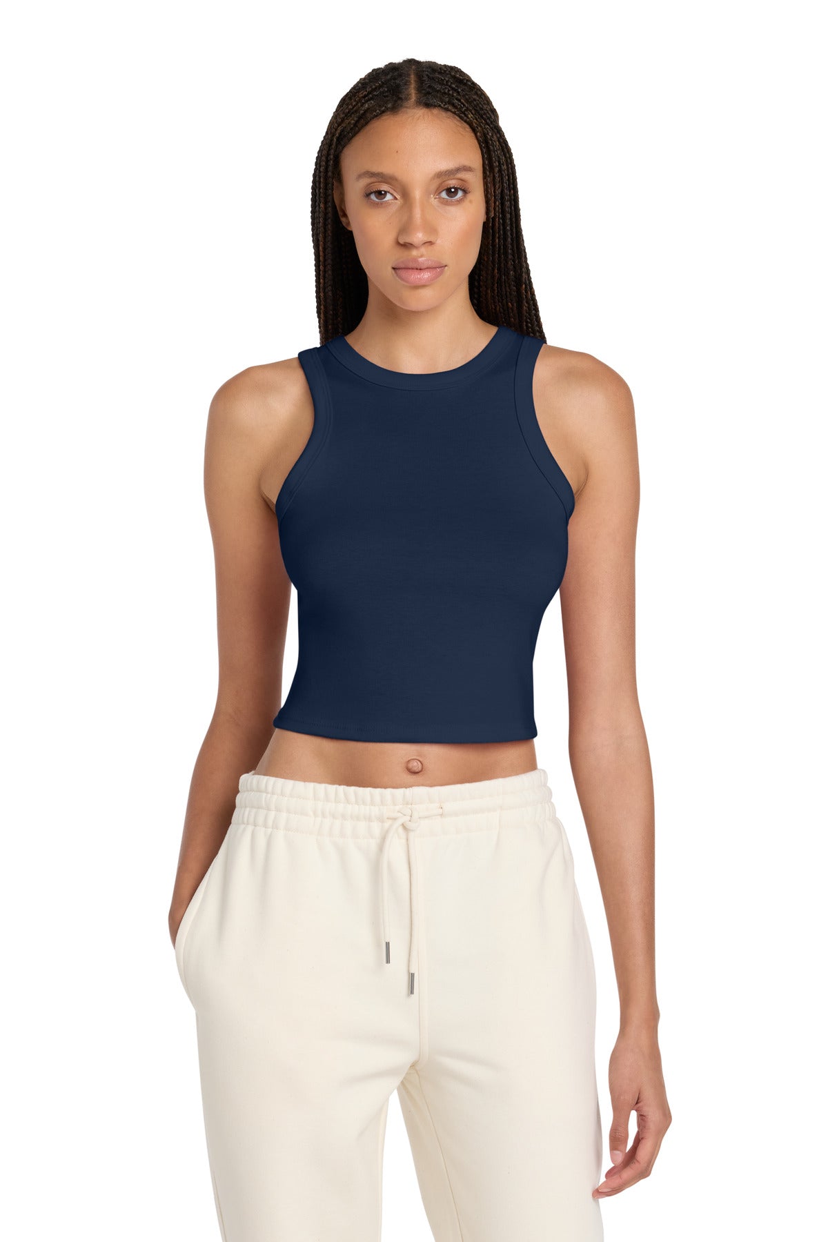 Joe's USA Premium Women's Micro Rib Racer Tank