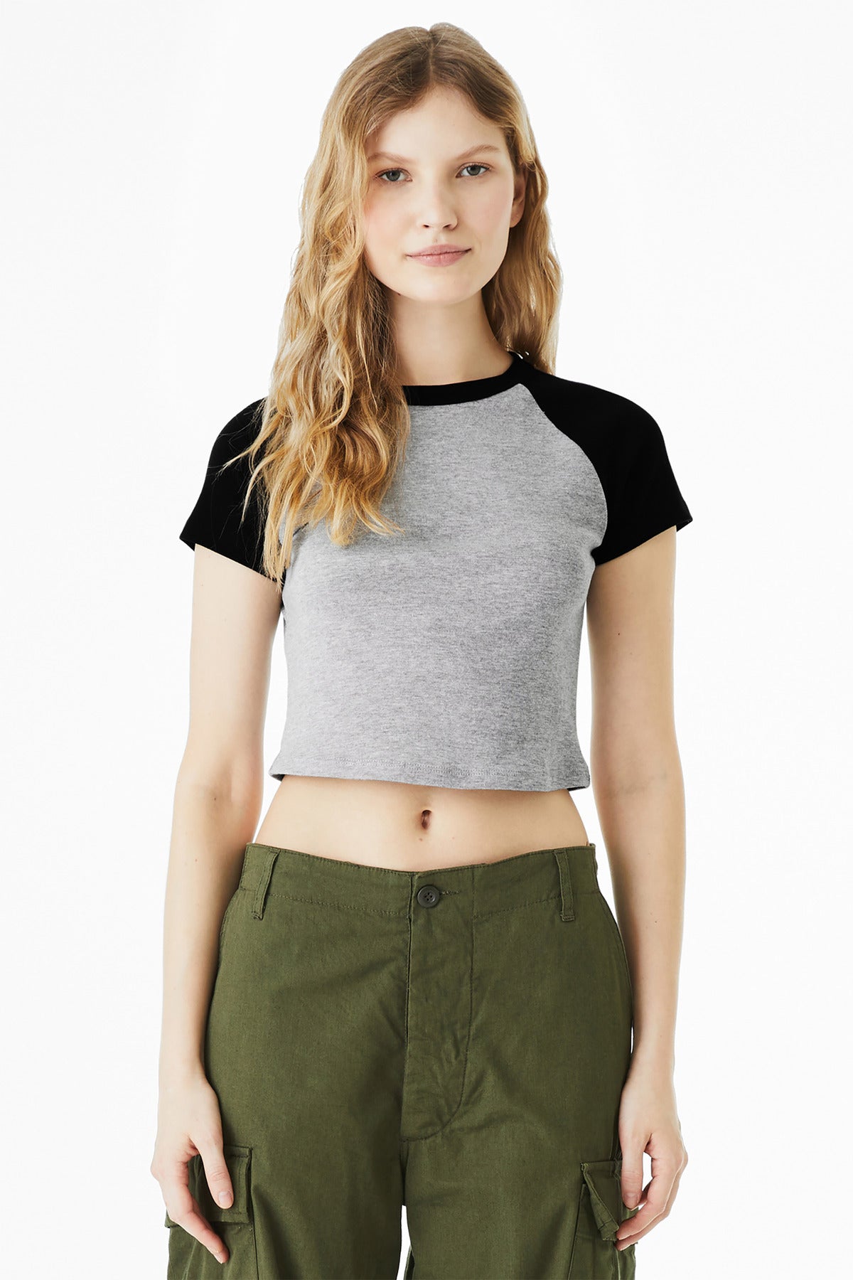 BELLA+CANVAS ® Women's Micro Rib Raglan Baby Tee BC1201 - Bella + Canvas BC1201