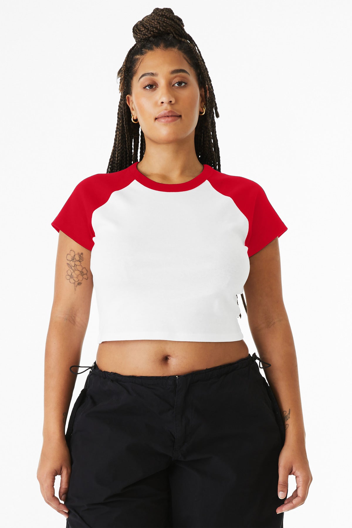BELLA+CANVAS ® Women's Micro Rib Raglan Baby Tee BC1201 - Bella + Canvas BC1201