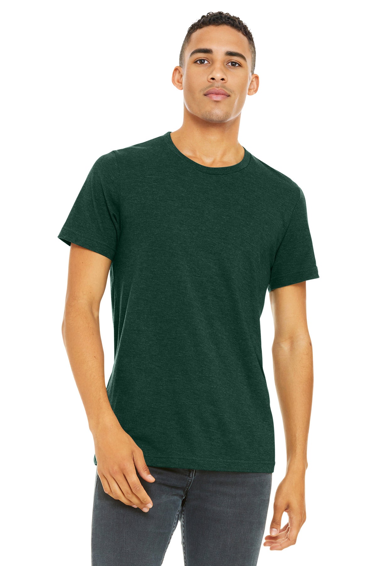 BELLA+CANVAS ® Unisex Heather CVC Short Sleeve Tee. BC3001CVC - Bella + Canvas BC3001CVC