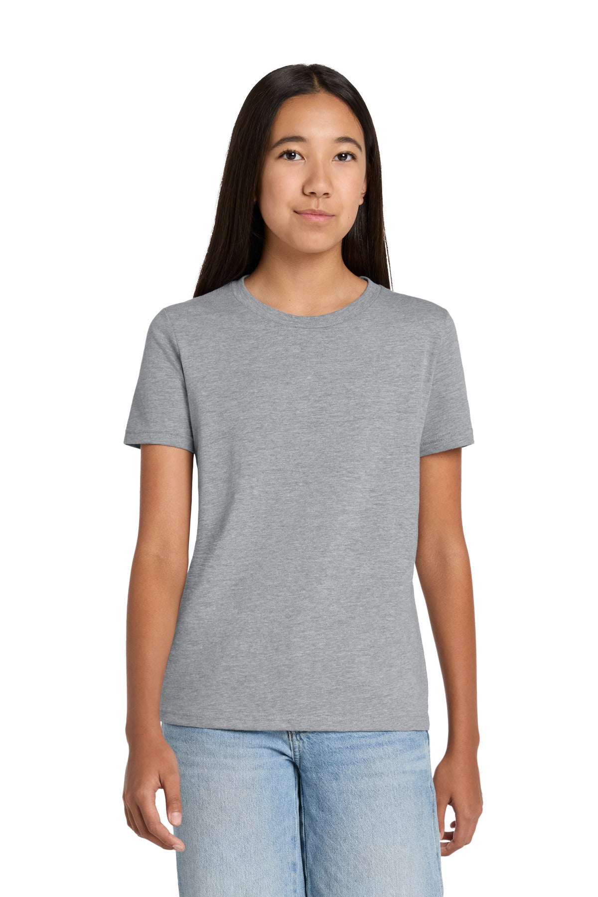 Joe's USA Premium Youth Heather CVC Tee