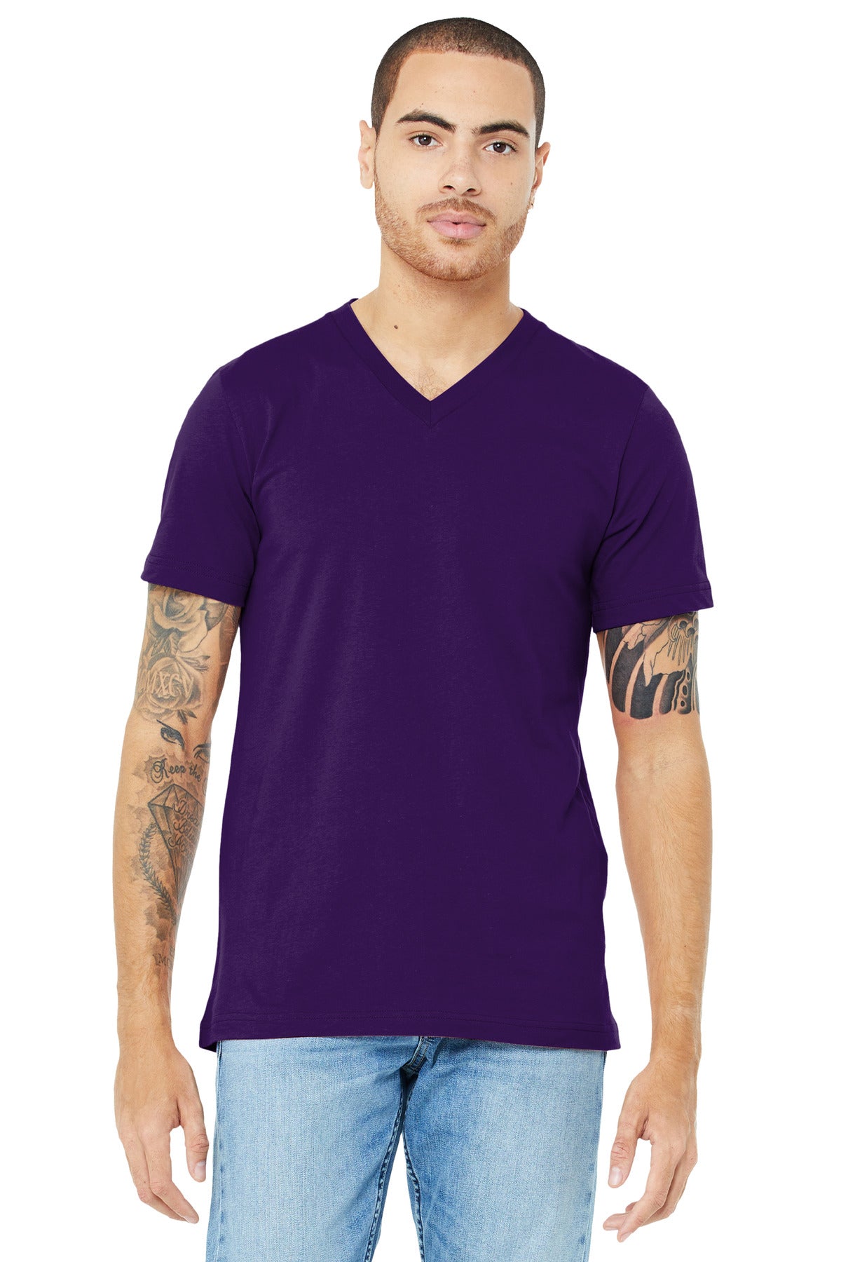 BELLA+CANVAS ® Unisex Jersey Short Sleeve V-Neck Tee. BC3005 - Bella + Canvas BC3005