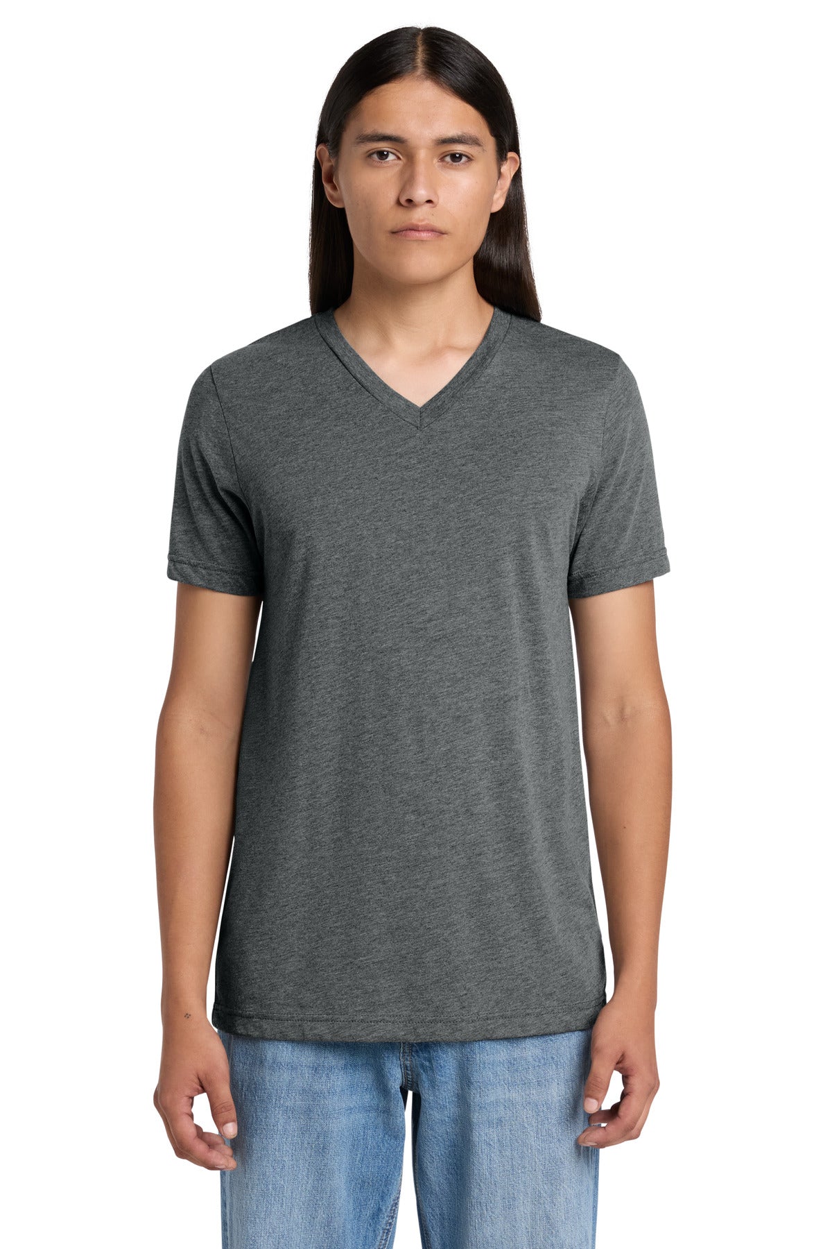 Joe's USA Premium Unisex Triblend Short Sleeve V-Neck Tee