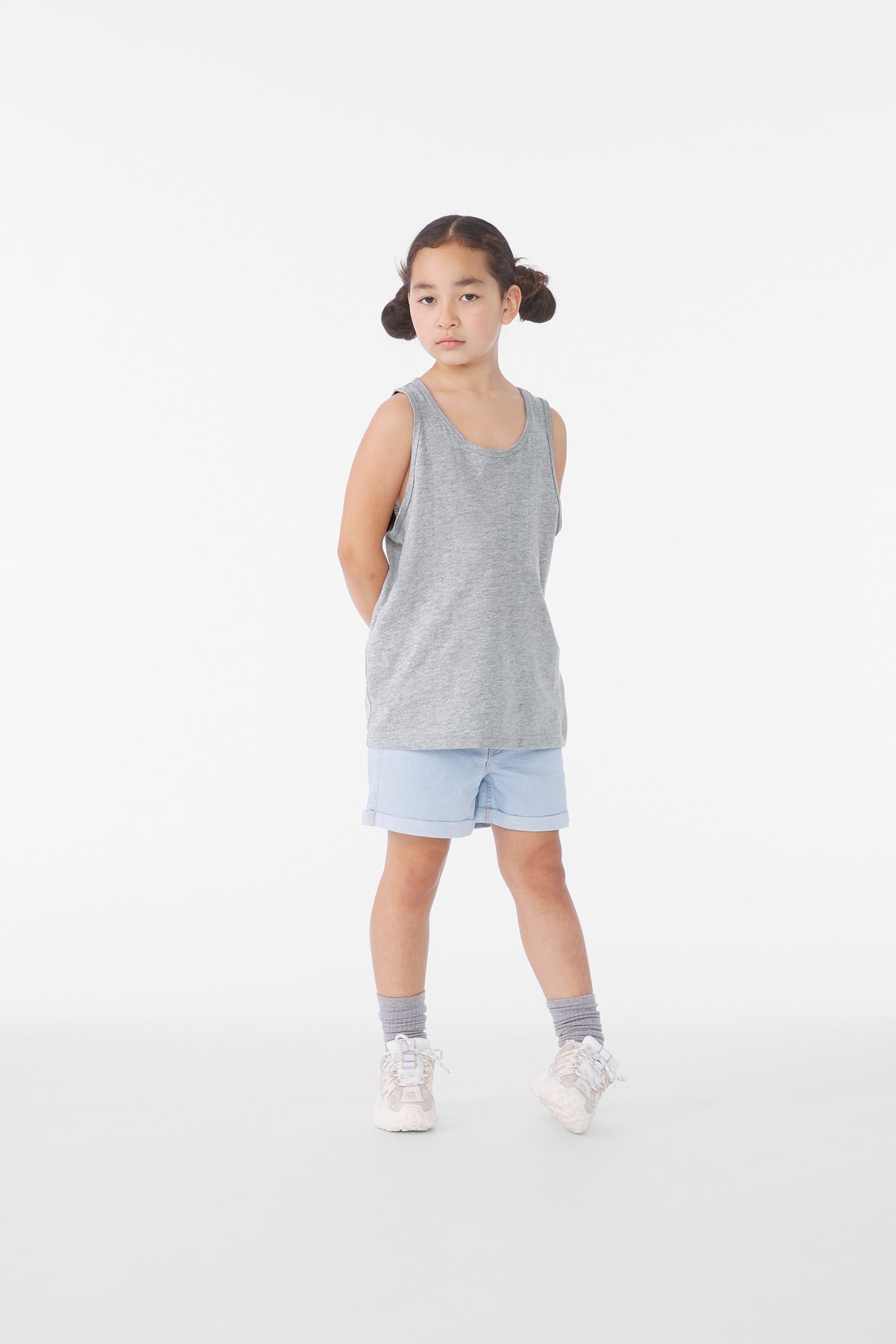 BELLA+CANVAS ® Youth Heather CVC Tank BC3480YCVC - Bella + Canvas BC3480YCVC