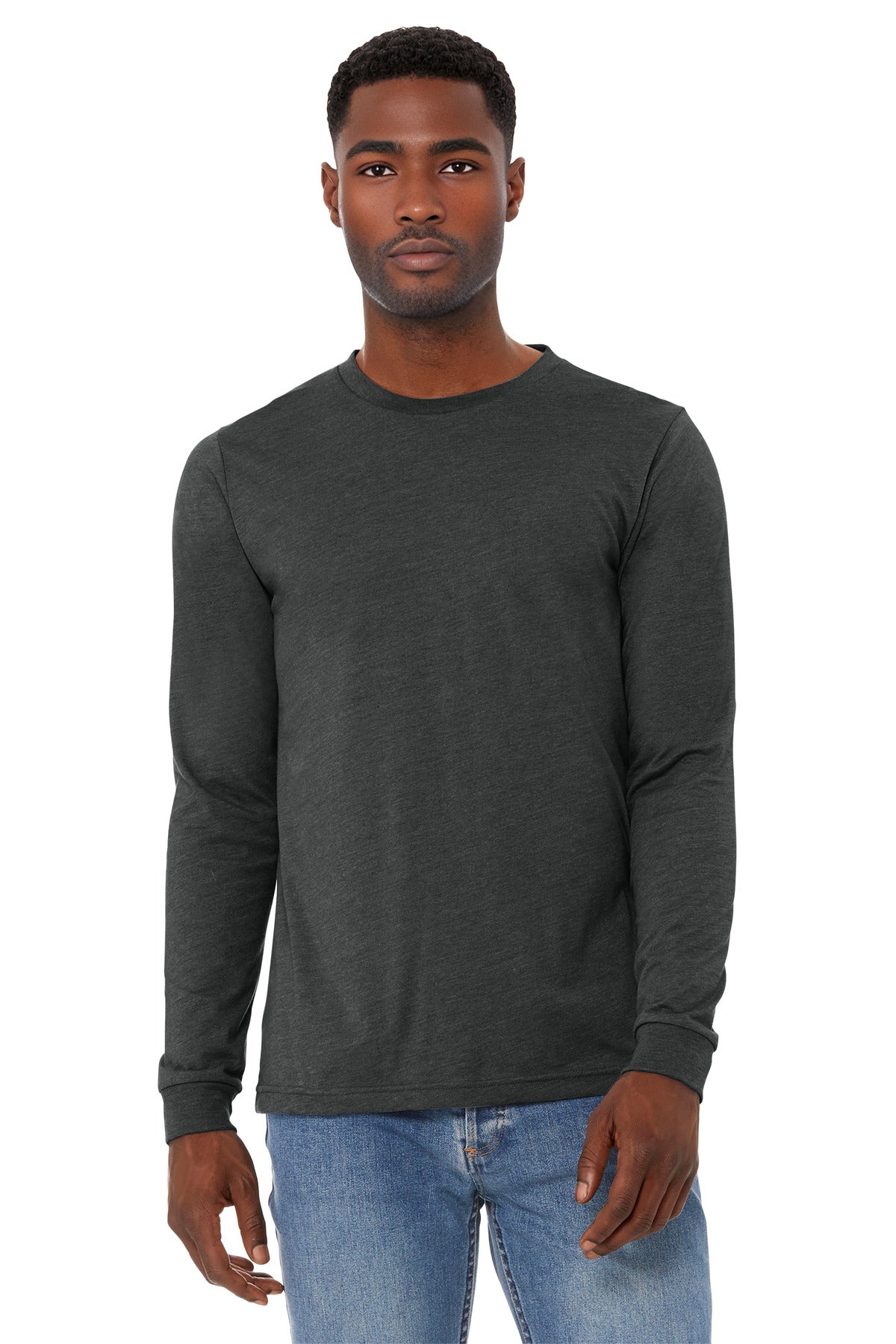 BELLA+CANVAS ® Unisex Heather CVC Long Sleeve Tee BC3501CVC - Bella + Canvas BC3501CVC