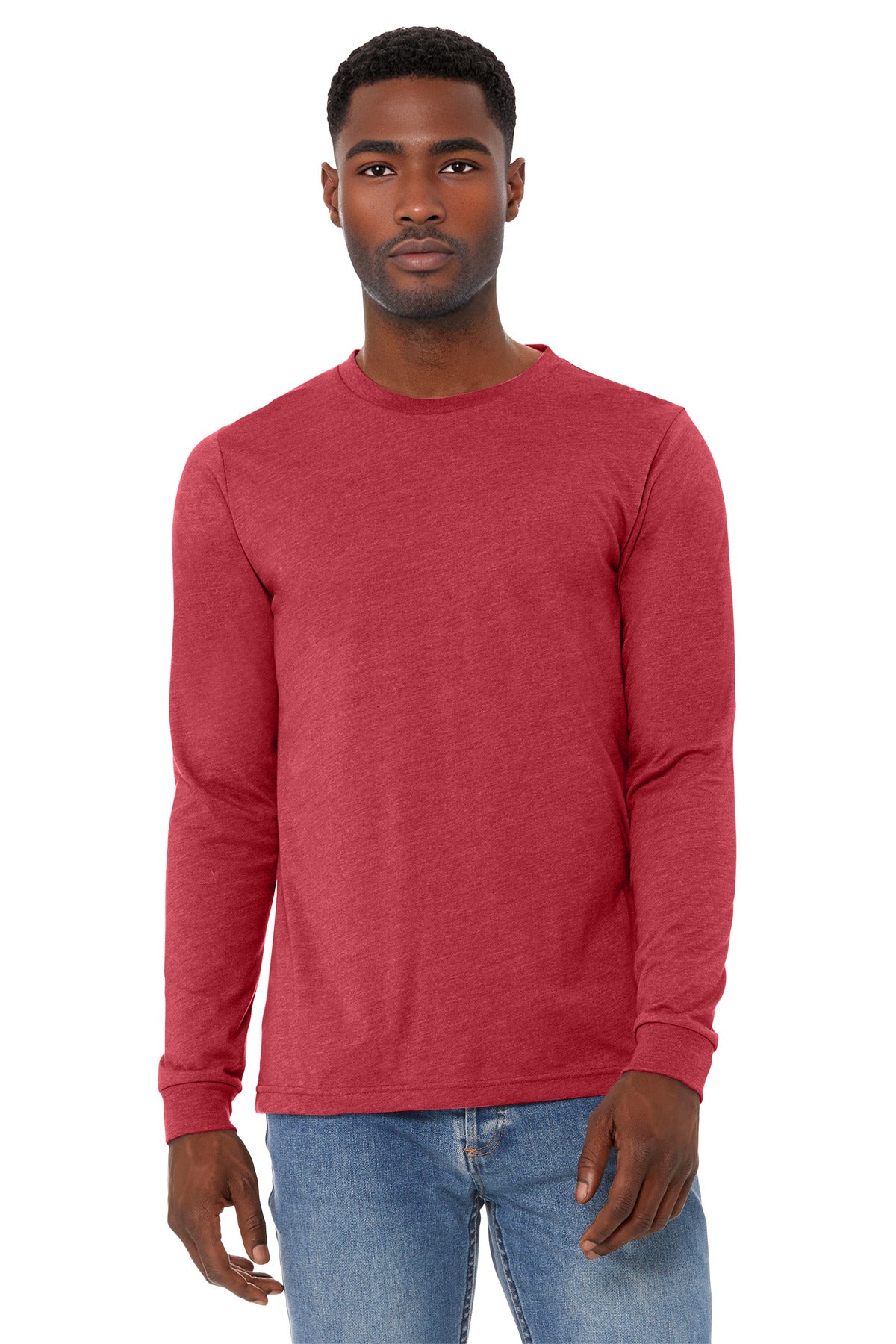 BELLA+CANVAS ® Unisex Heather CVC Long Sleeve Tee BC3501CVC - Bella + Canvas BC3501CVC