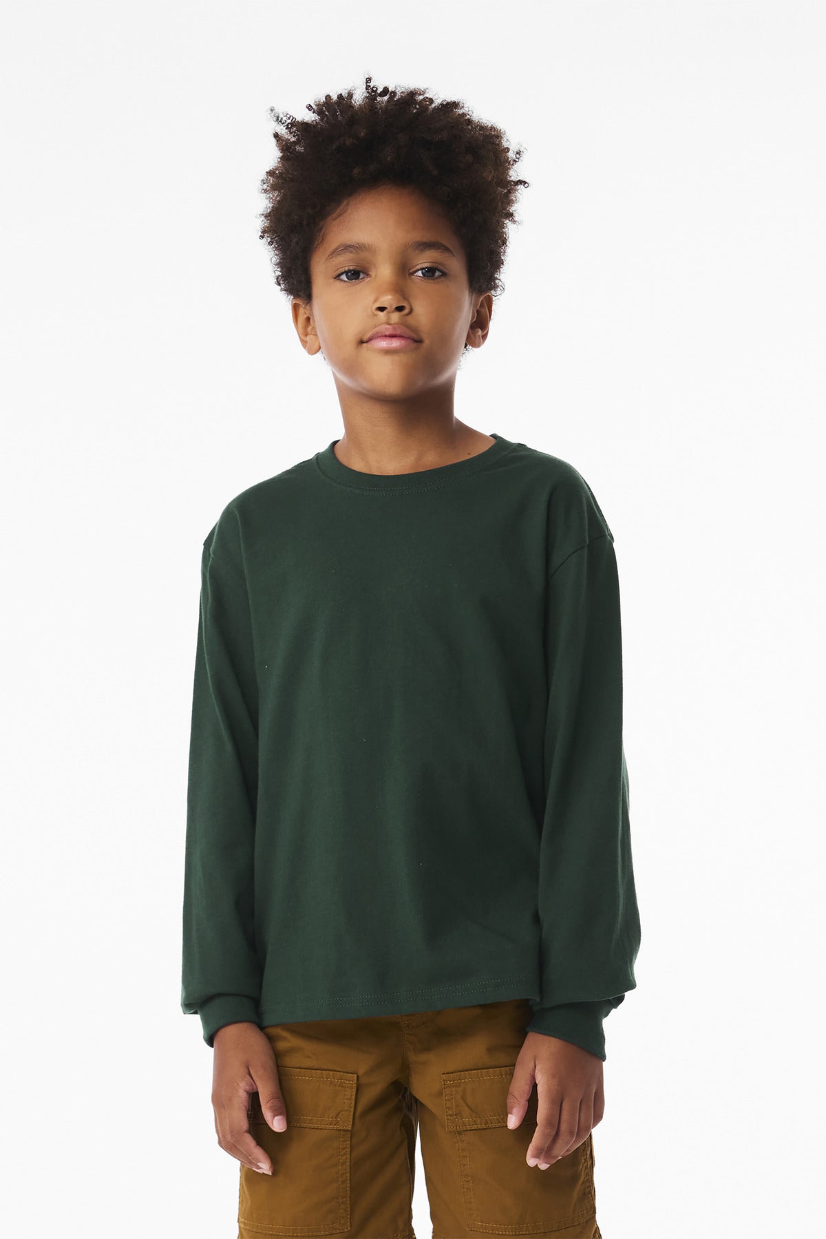 BELLA+CANVAS ® Youth 6-Ounce Heavyweight Long Sleeve Tee BC3511Y - Bella + Canvas BC3511Y