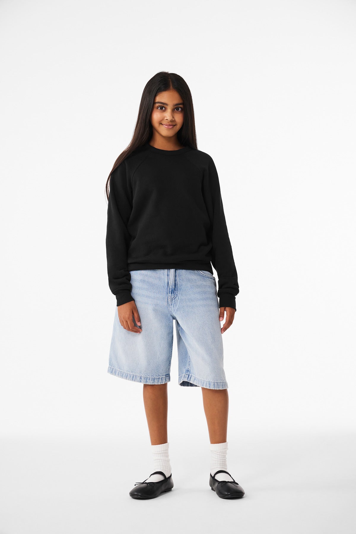 BELLA+CANVAS ® Youth Sponge Fleece Raglan Sweatshirt BC3901Y - Bella + Canvas BC3901Y