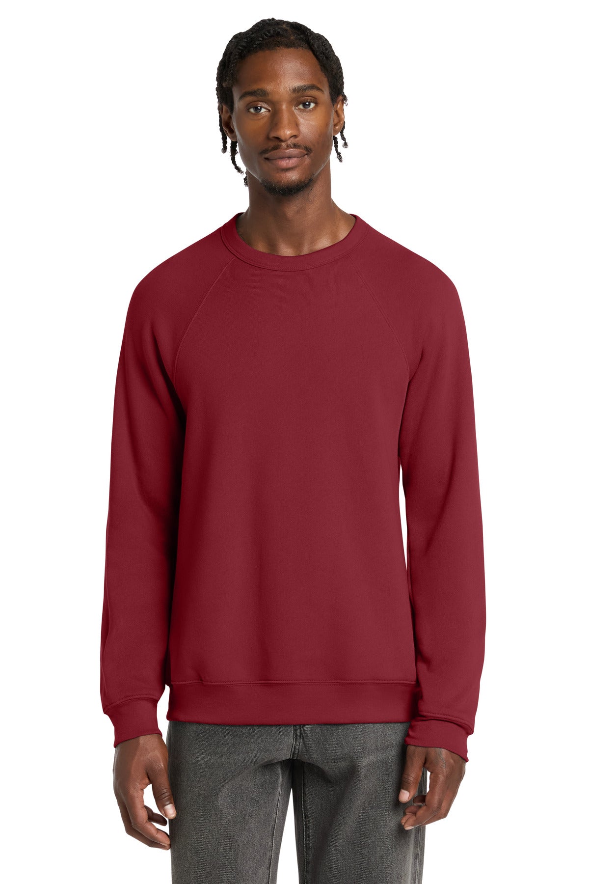 Joe's USA Premium Unisex Sponge Fleece Raglan Sweatshirt