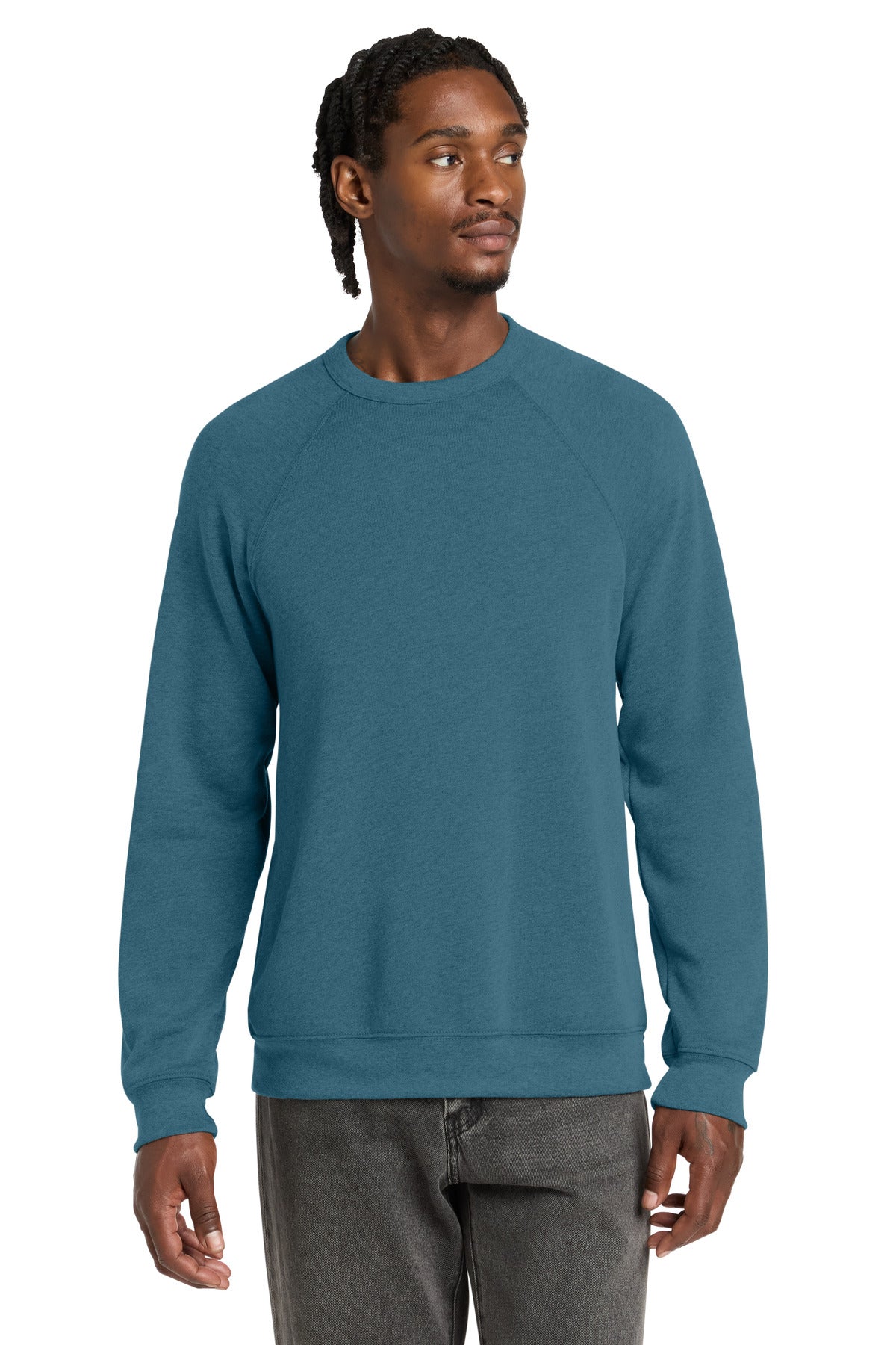 Joe's USA Premium Unisex Sponge Fleece Raglan Sweatshirt