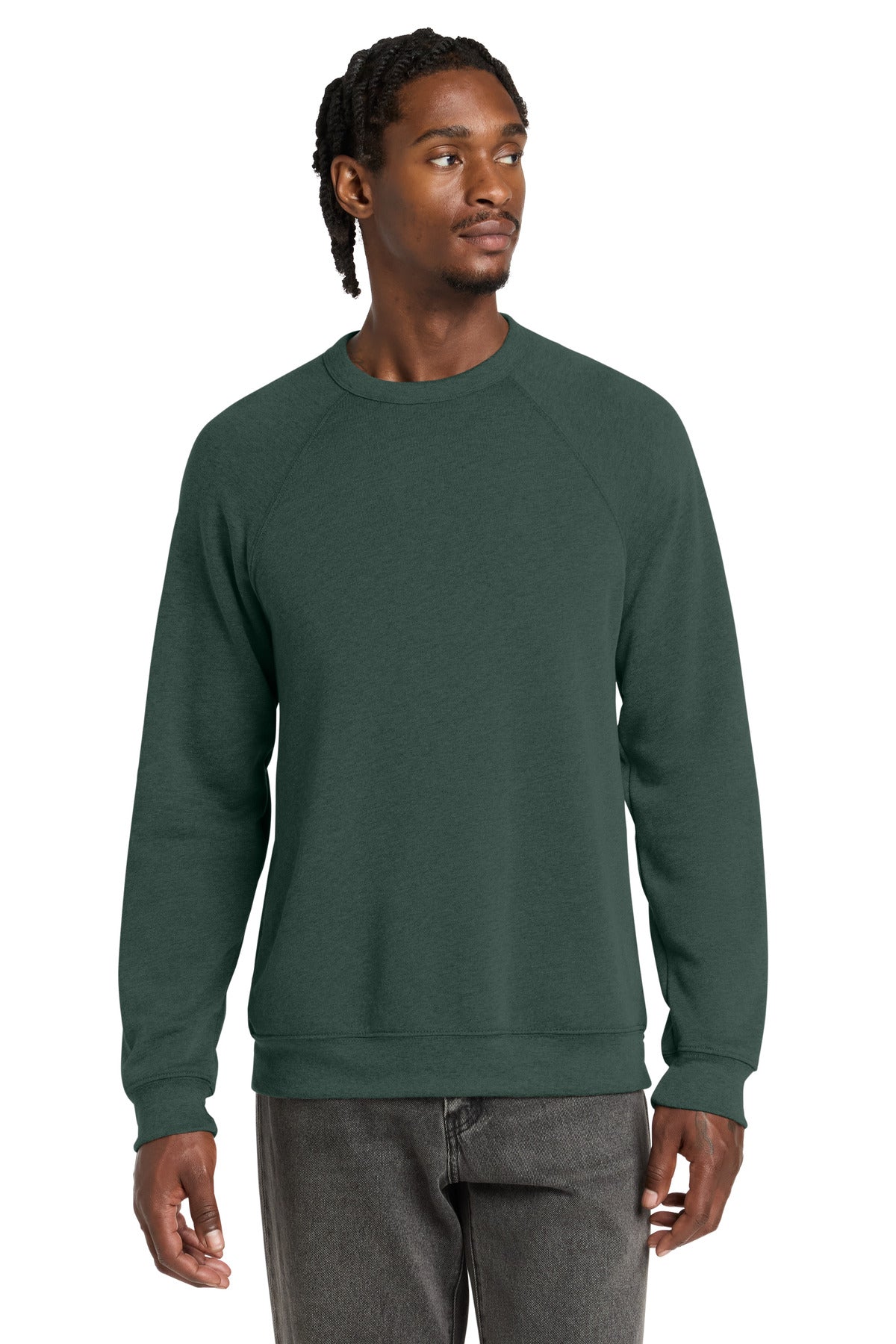 Joe's USA Premium Unisex Sponge Fleece Raglan Sweatshirt