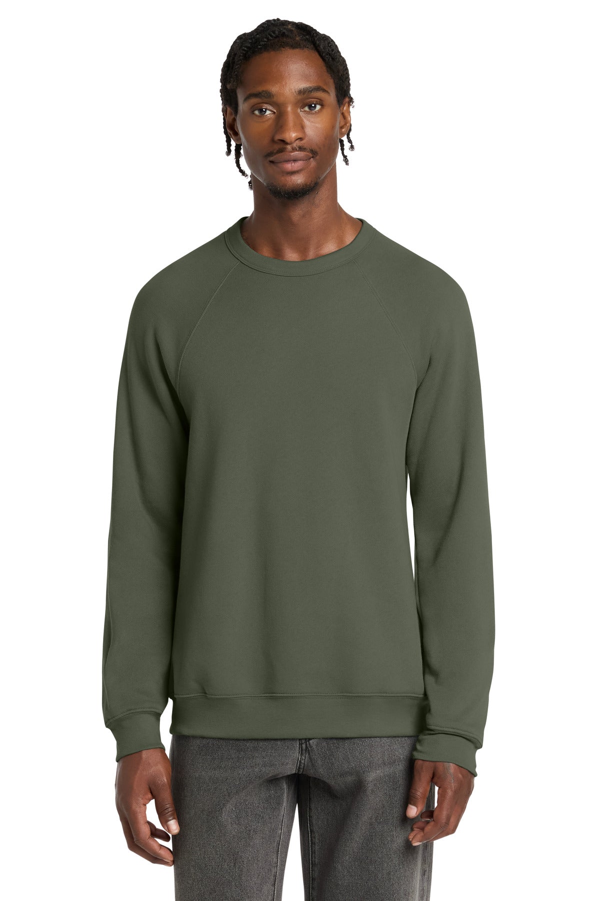 Joe's USA Premium Unisex Sponge Fleece Raglan Sweatshirt
