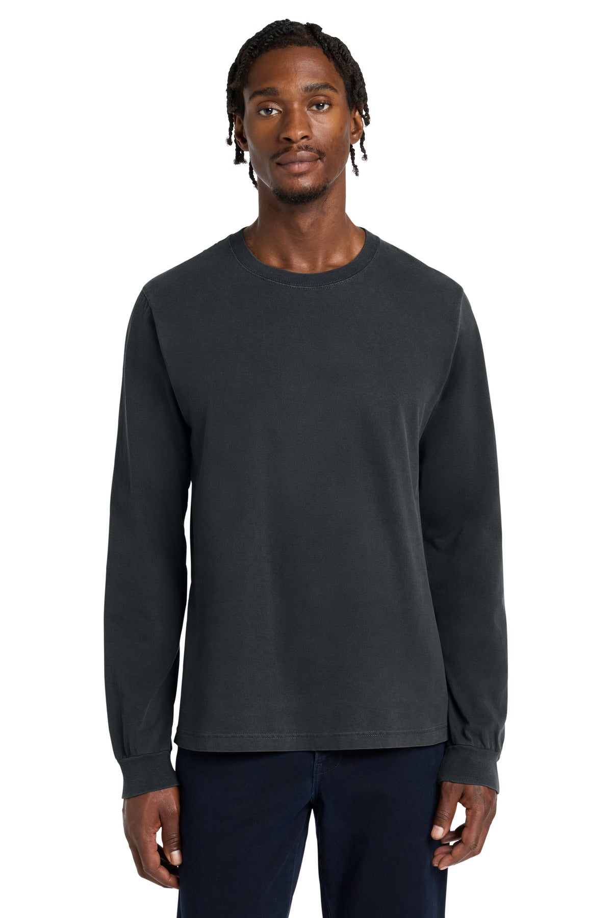 Joe's USA Premium Unisex Heavyweight Garment-Dyed Long Sleeve Tee